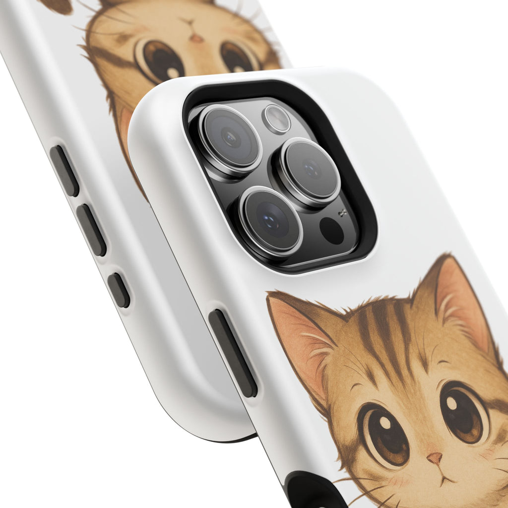 Cute Cat Magnetic iPhone 16 pro max Case – Kawaii Design for Cat Lovers, Unique Gifts for Pet Owners