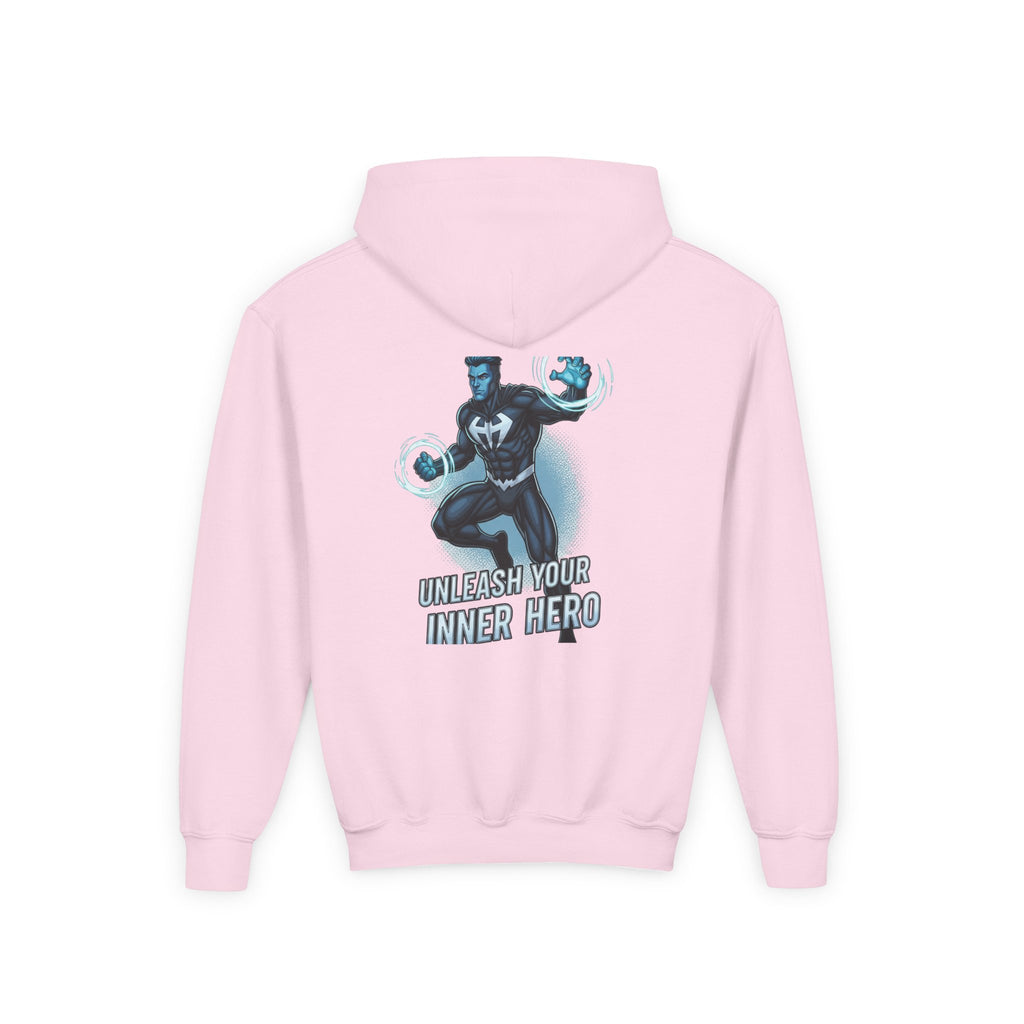 Superhero Youth Hoodie, Unleash Your Inner Hero Sweatshirt, Kids Gift, Birthday Present, Comic Character Apparel, Cool Hoodie, Cozy Wear