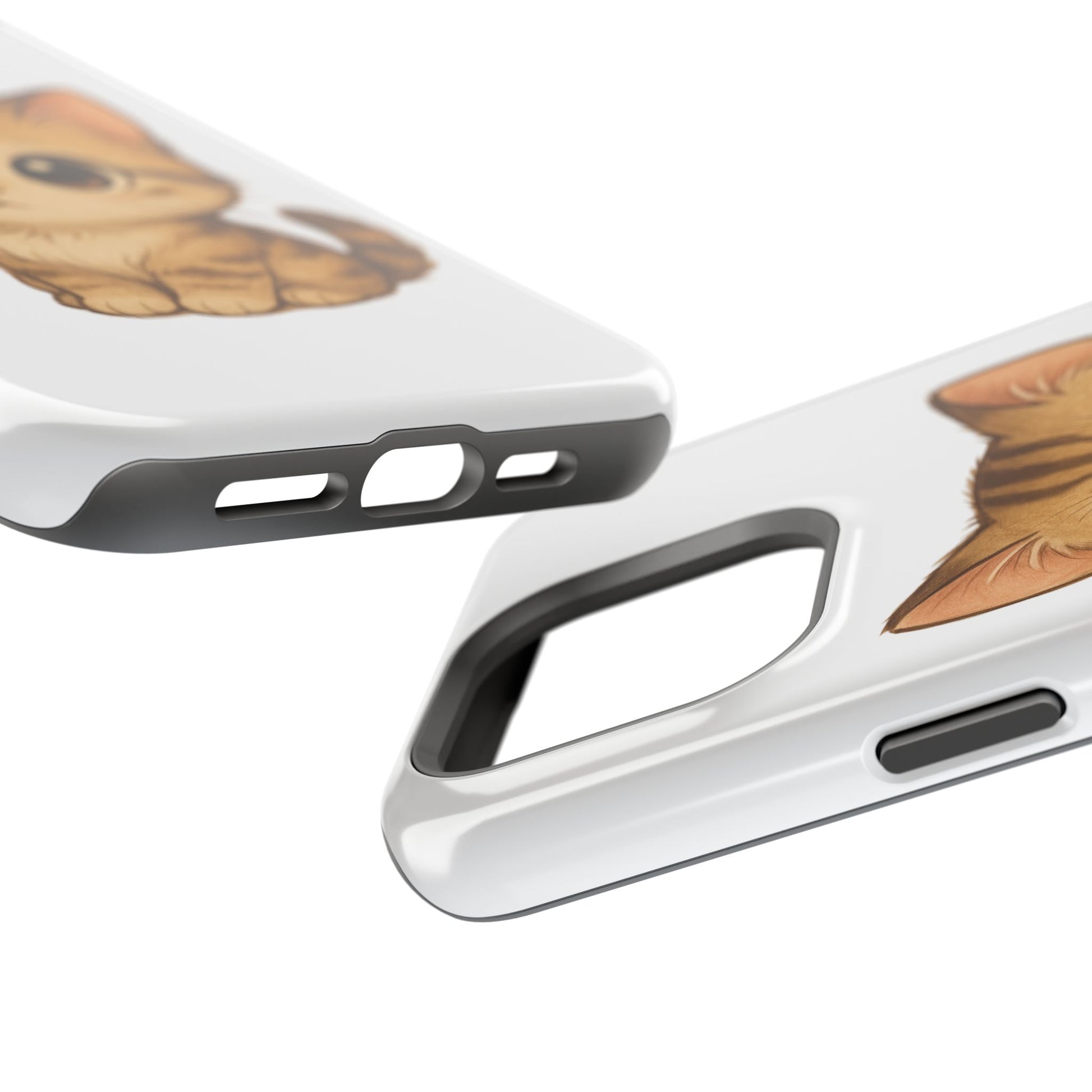 Cute Cat Magnetic iPhone 16 pro max Case – Kawaii Design for Cat Lovers, Unique Gifts for Pet Owners