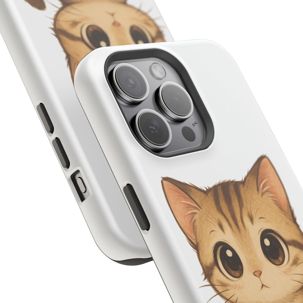 Cute Cat Magnetic iPhone 16 pro max Case – Kawaii Design for Cat Lovers, Unique Gifts for Pet Owners