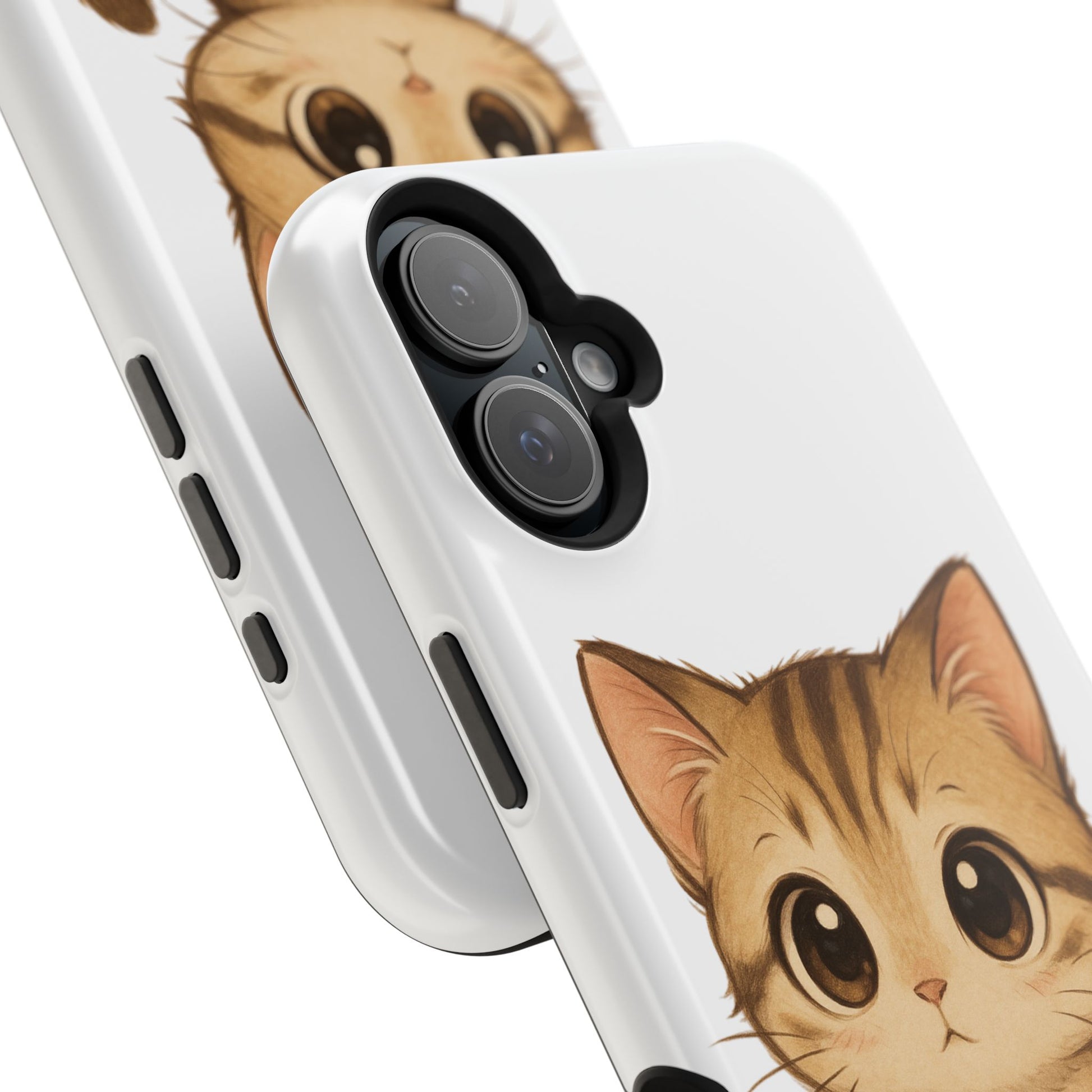 Cute Cat Magnetic iPhone 16 pro max Case – Kawaii Design for Cat Lovers, Unique Gifts for Pet Owners