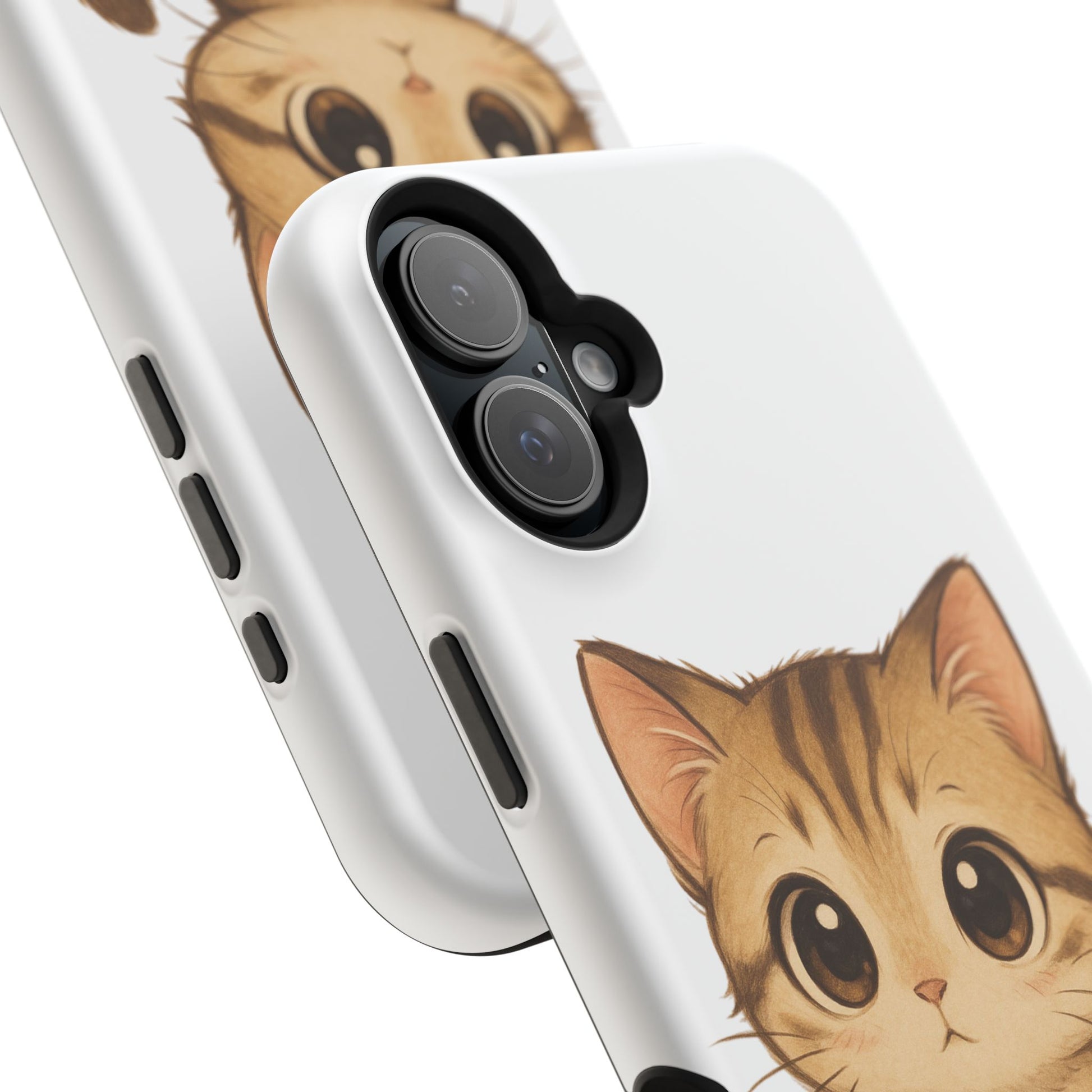 Cute Cat Magnetic iPhone 16 pro max Case – Kawaii Design for Cat Lovers, Unique Gifts for Pet Owners