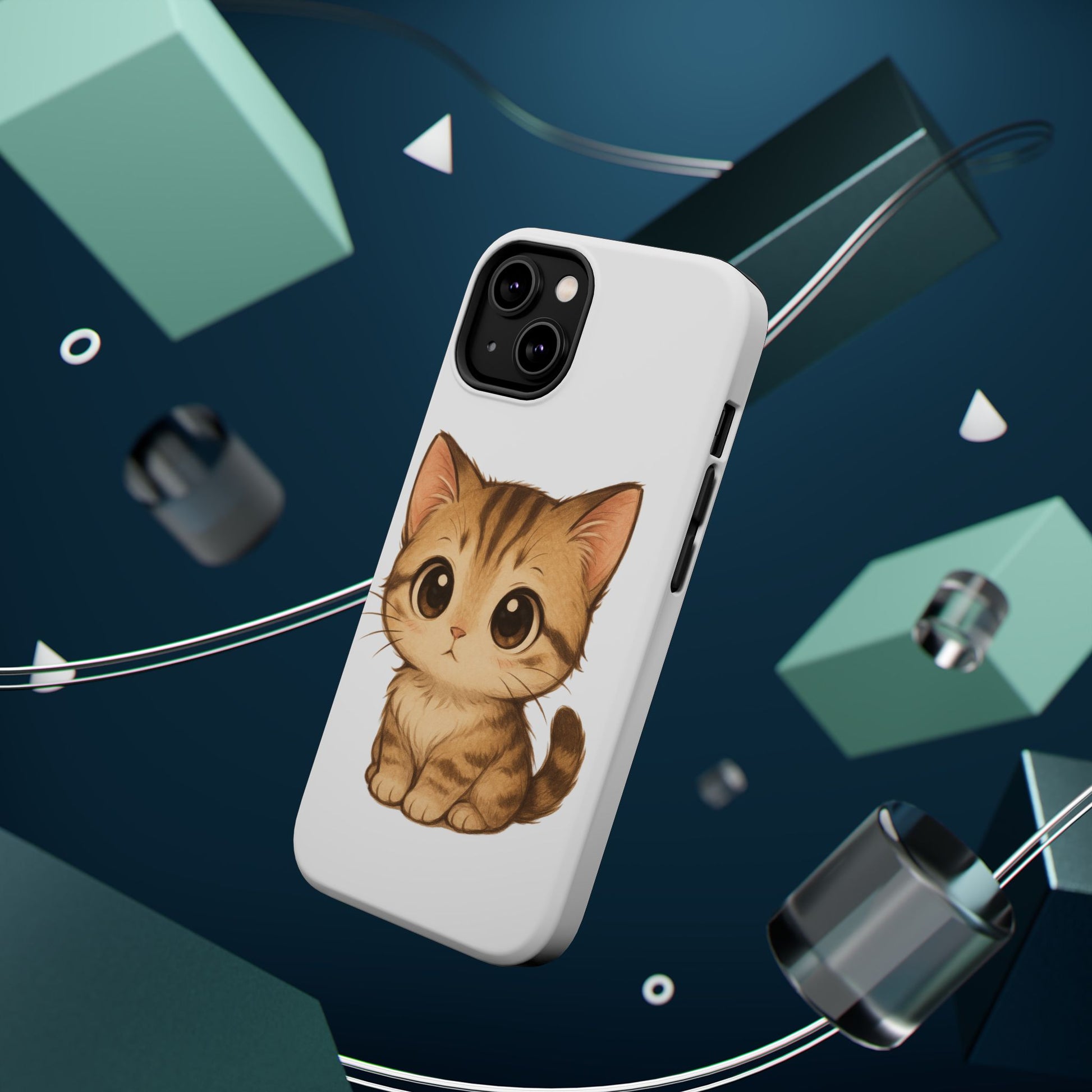 Cute Cat Magnetic iPhone 16 pro max Case – Kawaii Design for Cat Lovers, Unique Gifts for Pet Owners