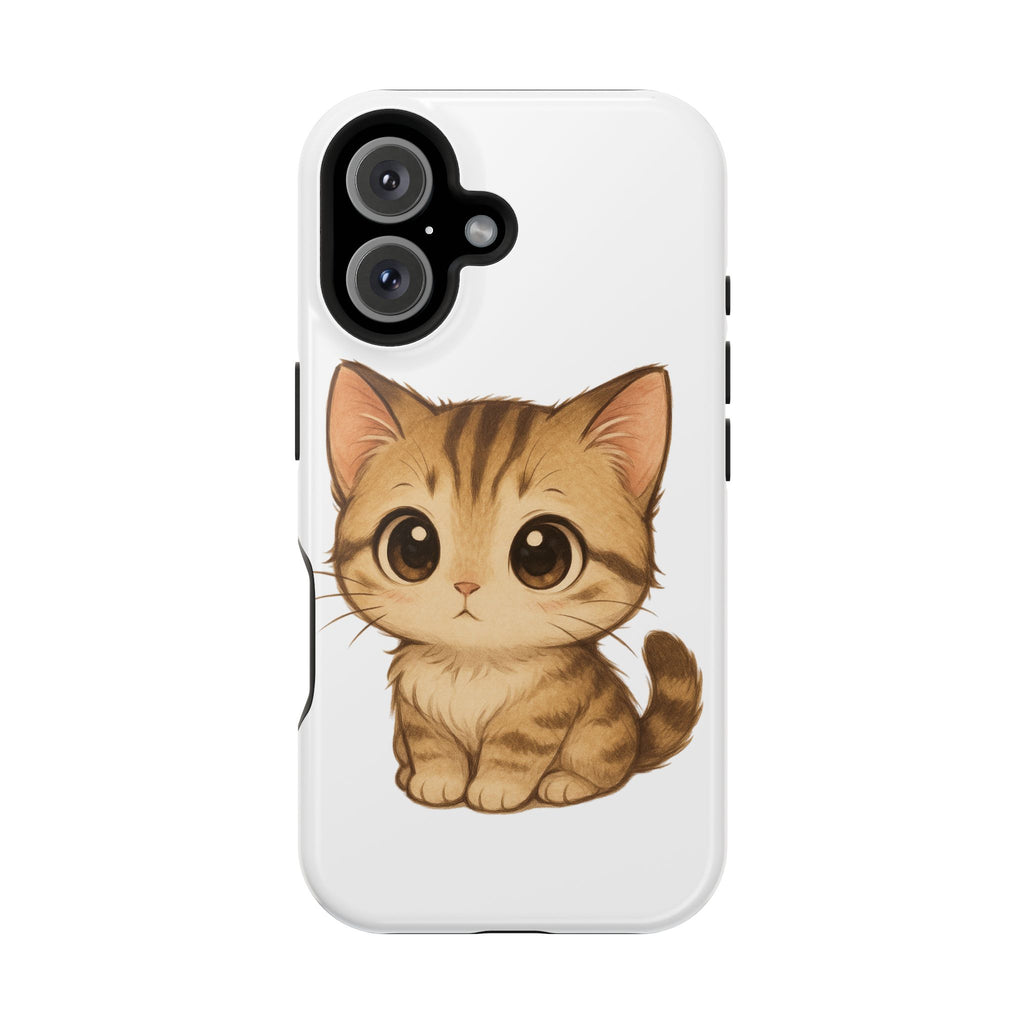 Cute Cat Magnetic iPhone 16 pro max Case – Kawaii Design for Cat Lovers, Unique Gifts for Pet Owners