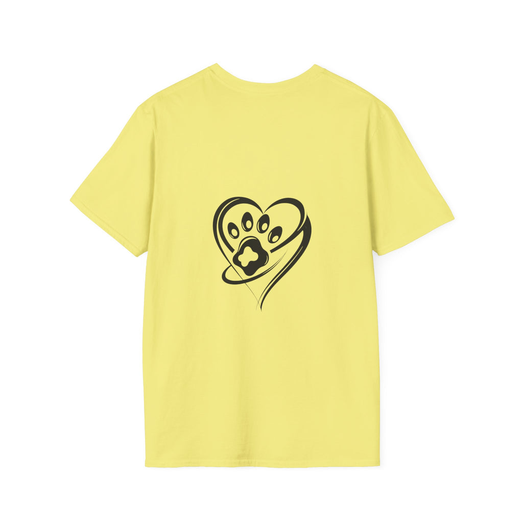 Colorful Cat Graphic Tee, Pet Lover Gift, Softstyle T-Shirt, Cat Mom Shirt, Cute Cat Art Top, Unique Animal T-Shirt
