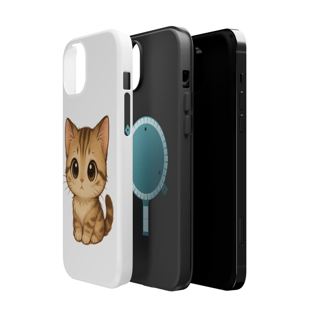 Cute Cat Magnetic iPhone 16 pro max Case – Kawaii Design for Cat Lovers, Unique Gifts for Pet Owners