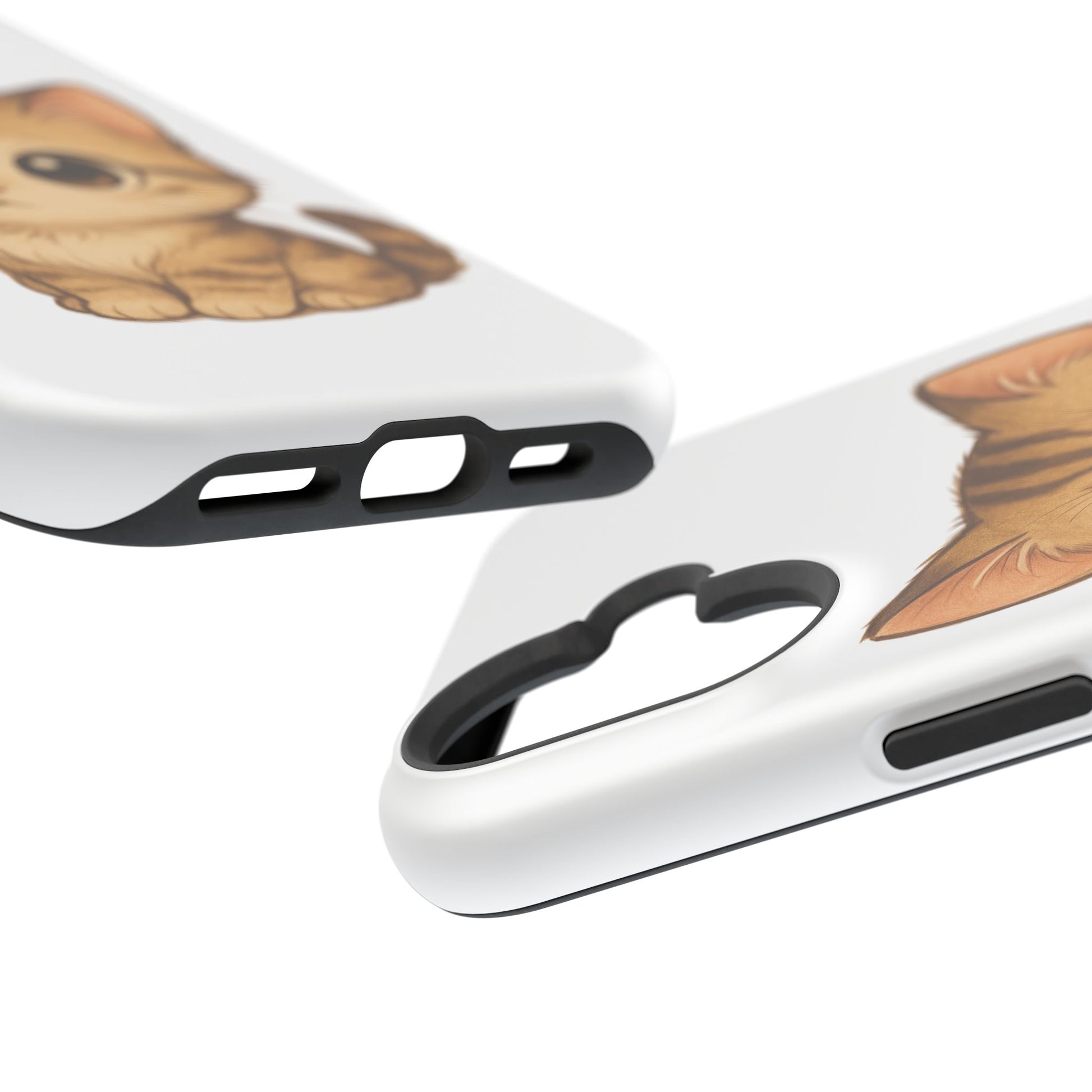 Cute Cat Magnetic iPhone 16 pro max Case – Kawaii Design for Cat Lovers, Unique Gifts for Pet Owners