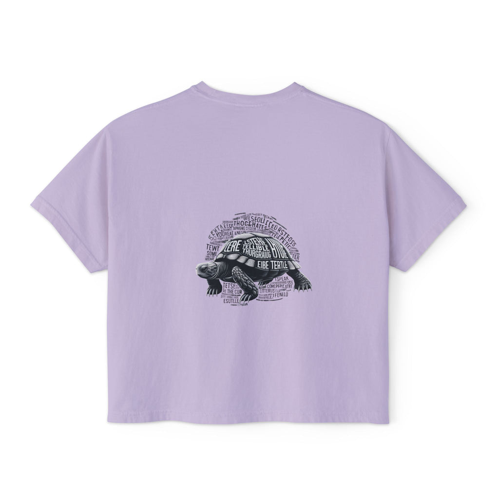 Fun Shell Yeah Women's Boxy Tee, Graphic Tee, Turtle Shirt, Animal Lover Gift, Casual Summer Top