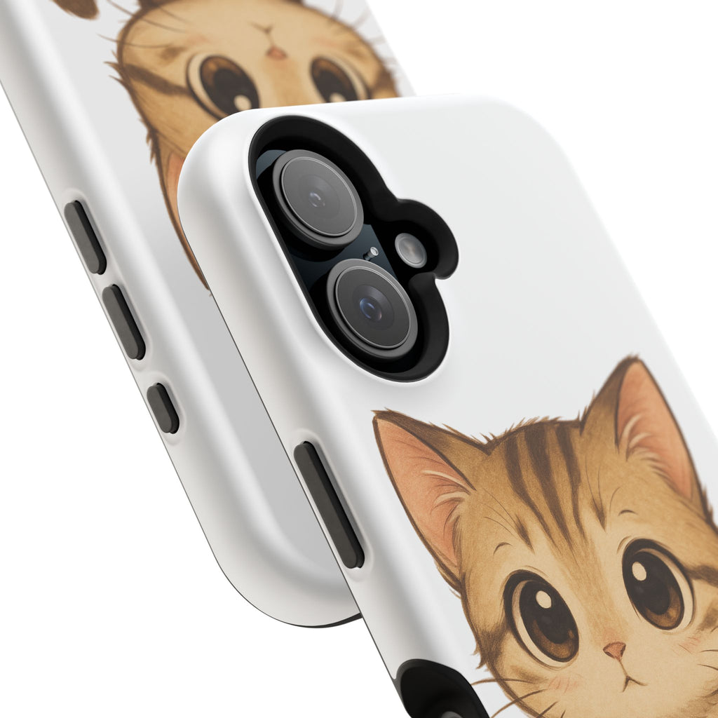 Cute Cat Magnetic iPhone 16 pro max Case – Kawaii Design for Cat Lovers, Unique Gifts for Pet Owners