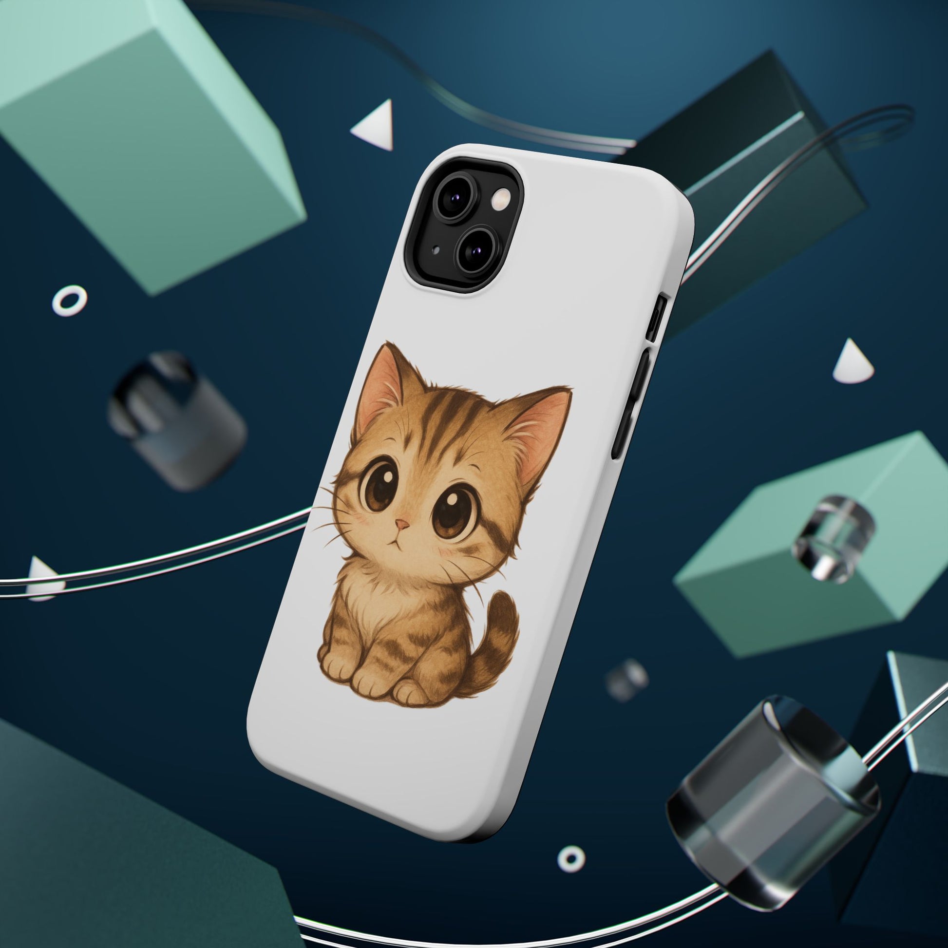 Cute Cat Magnetic iPhone 16 pro max Case – Kawaii Design for Cat Lovers, Unique Gifts for Pet Owners