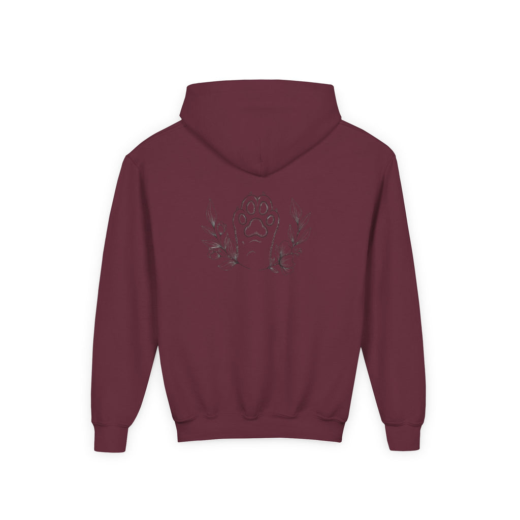 Unified Hands Youth Hoodie - Inspirational Sweatshirt, Gift for Teens, Cozy Lounge Wear, Unique Animal Lover Hoodie, Art-Inspired Apparel