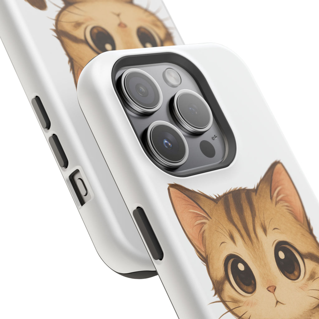 Cute Cat Magnetic iPhone 16 pro max Case – Kawaii Design for Cat Lovers, Unique Gifts for Pet Owners