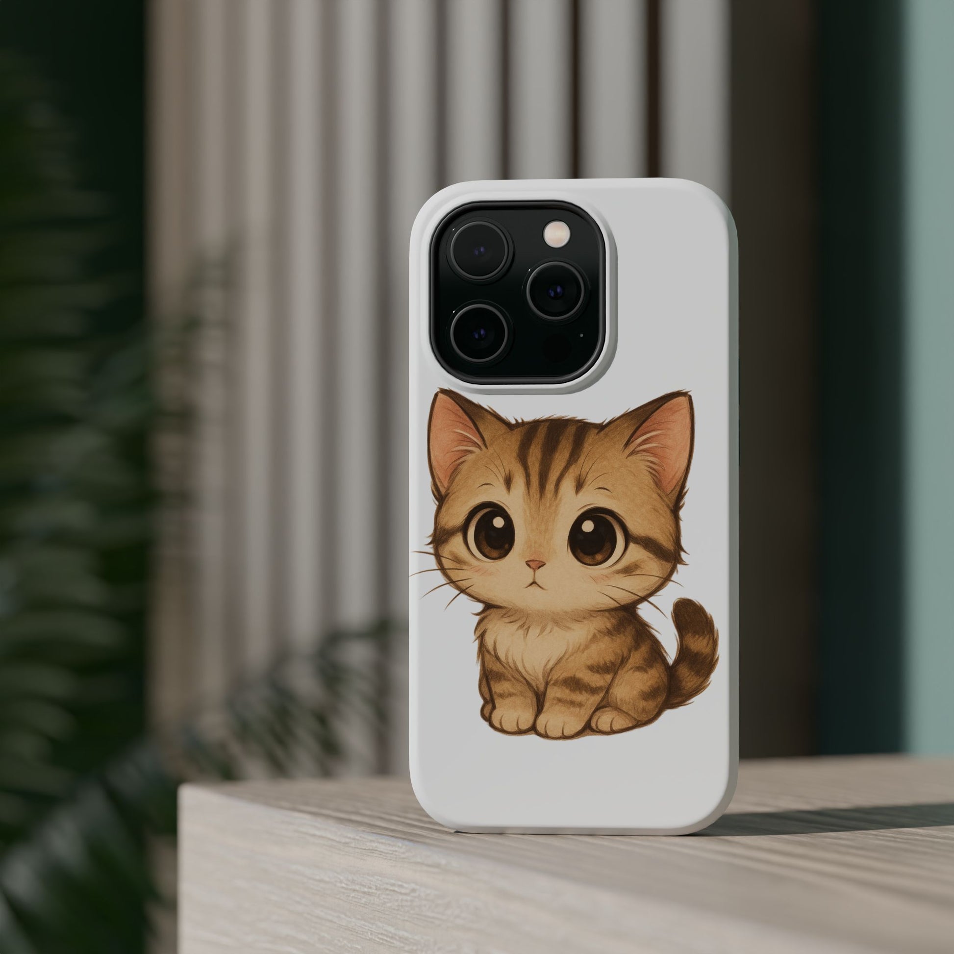 Cute Cat Magnetic iPhone 16 pro max Case – Kawaii Design for Cat Lovers, Unique Gifts for Pet Owners
