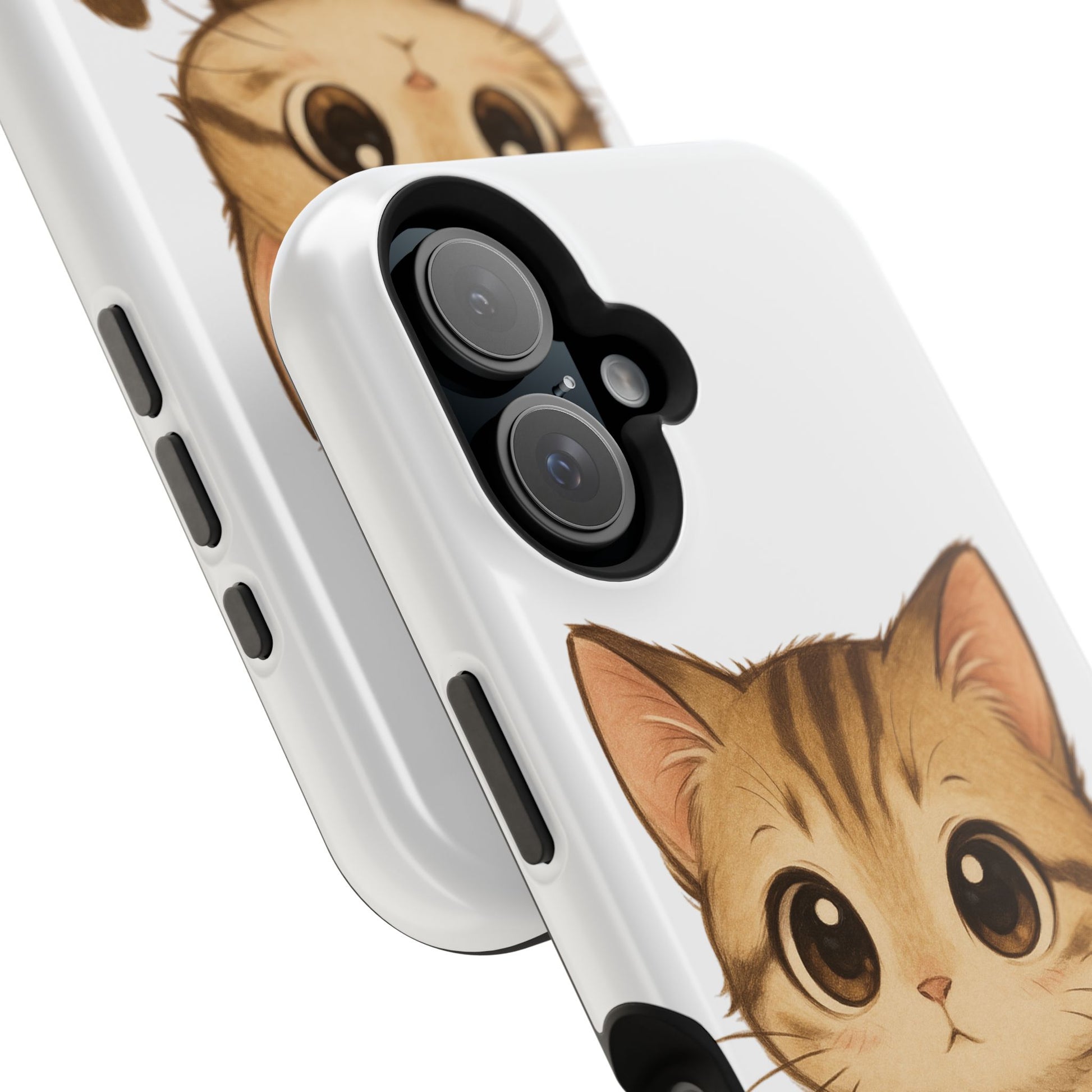Cute Cat Magnetic iPhone 16 pro max Case – Kawaii Design for Cat Lovers, Unique Gifts for Pet Owners