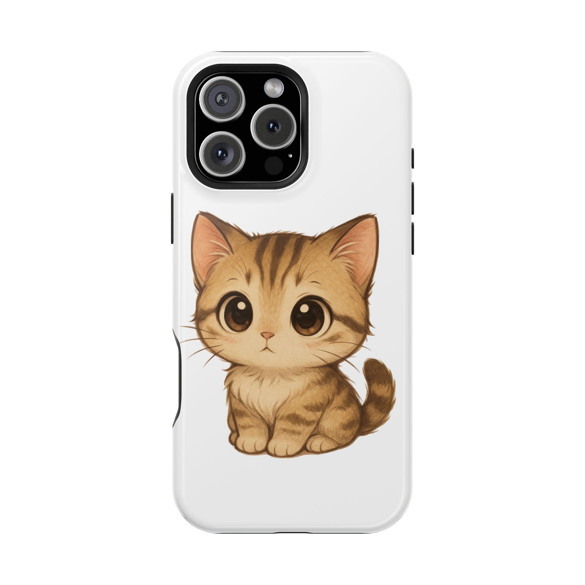 Cute Cat Magnetic iPhone 16 pro max Case – Kawaii Design for Cat Lovers, Unique Gifts for Pet Owners