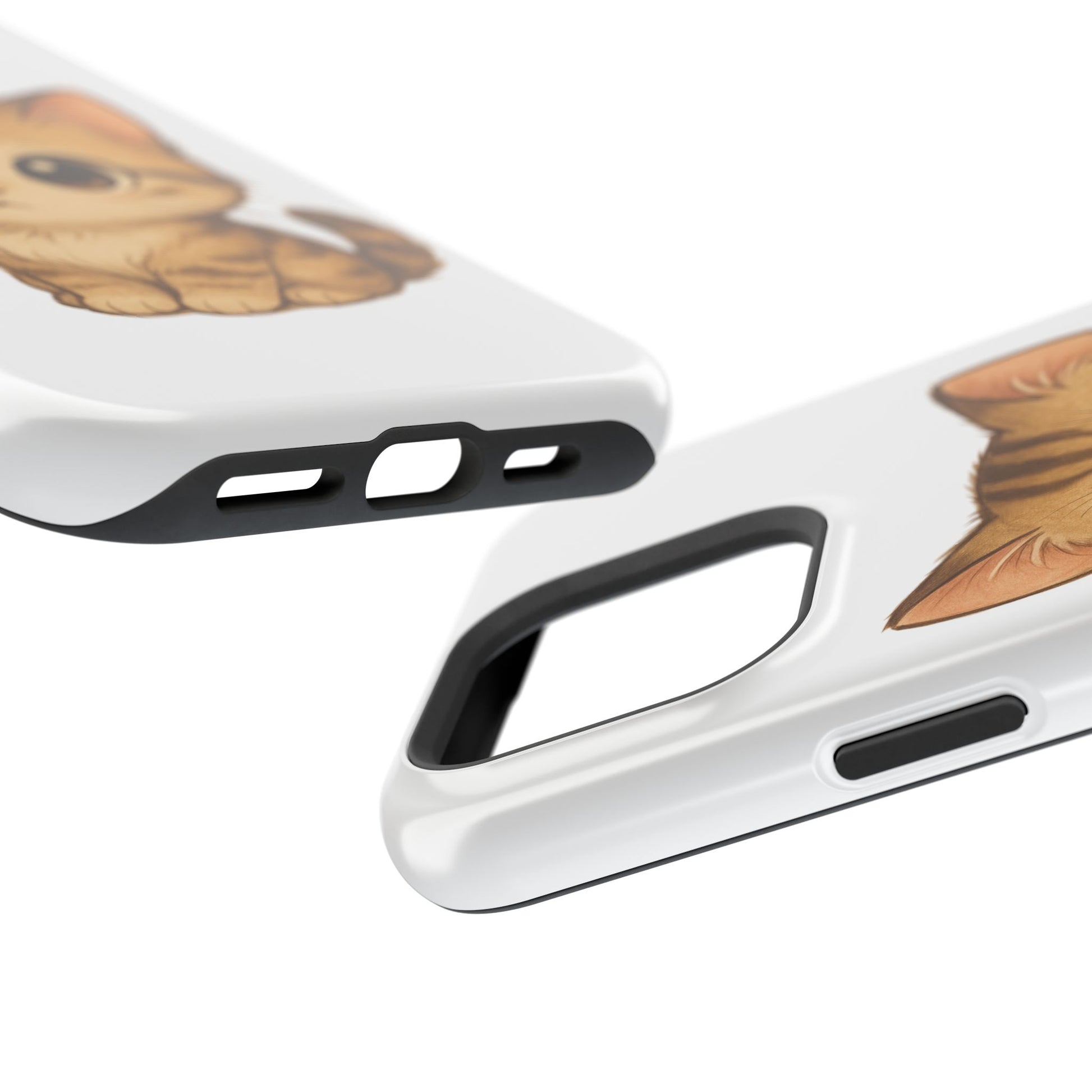 Cute Cat Magnetic iPhone 16 pro max Case – Kawaii Design for Cat Lovers, Unique Gifts for Pet Owners