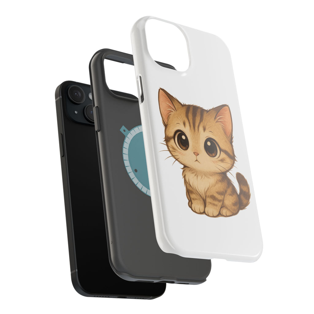 Cute Cat Magnetic iPhone 16 pro max Case – Kawaii Design for Cat Lovers, Unique Gifts for Pet Owners