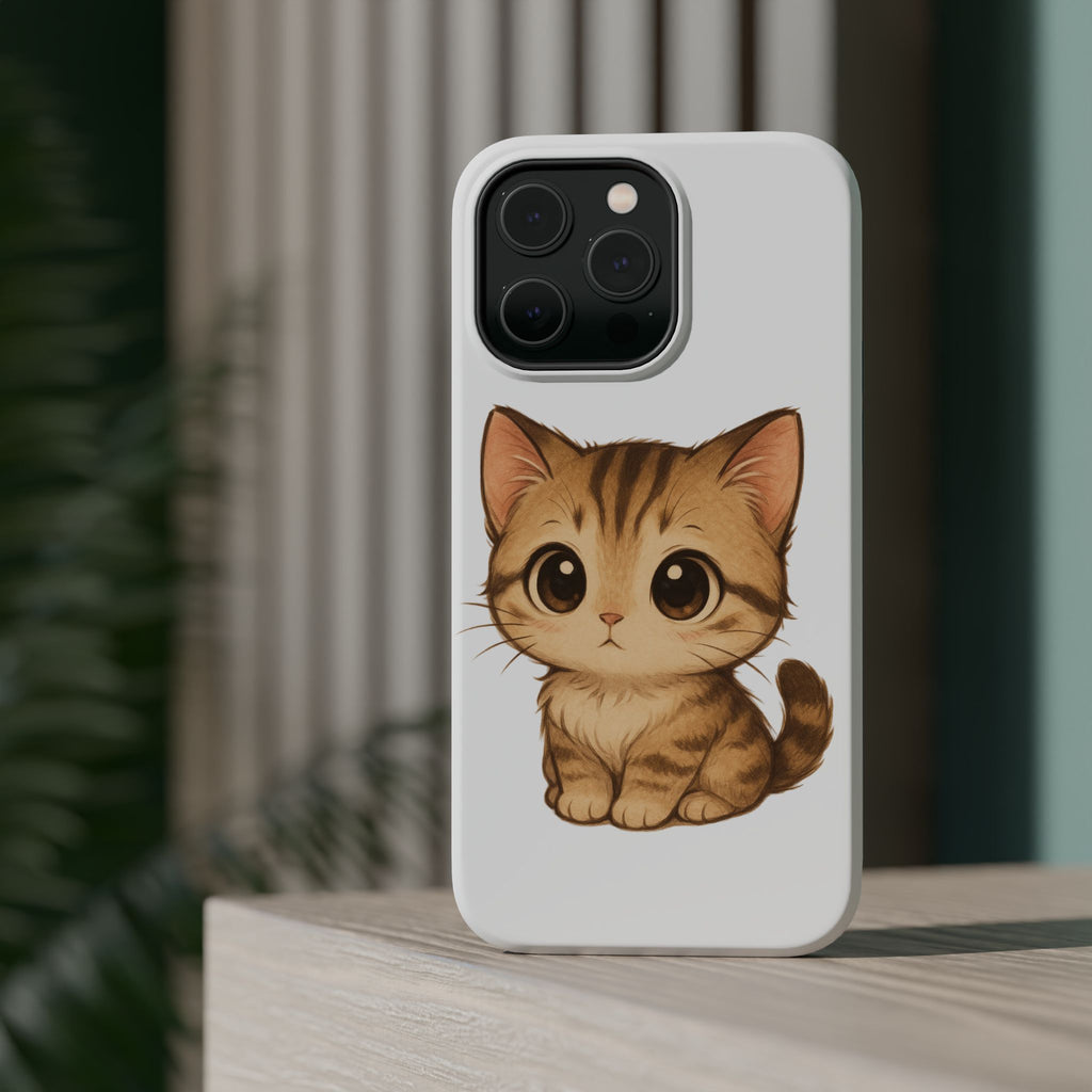 Cute Cat Magnetic iPhone 16 pro max Case – Kawaii Design for Cat Lovers, Unique Gifts for Pet Owners