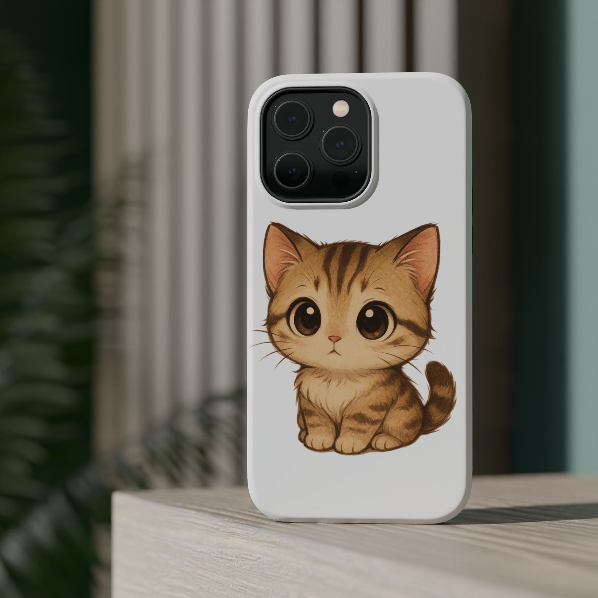 Cute Cat Magnetic iPhone 16 pro max Case – Kawaii Design for Cat Lovers, Unique Gifts for Pet Owners