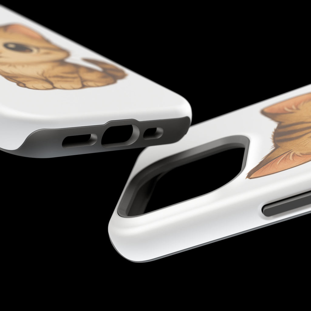 Cute Cat Magnetic iPhone 16 pro max Case – Kawaii Design for Cat Lovers, Unique Gifts for Pet Owners