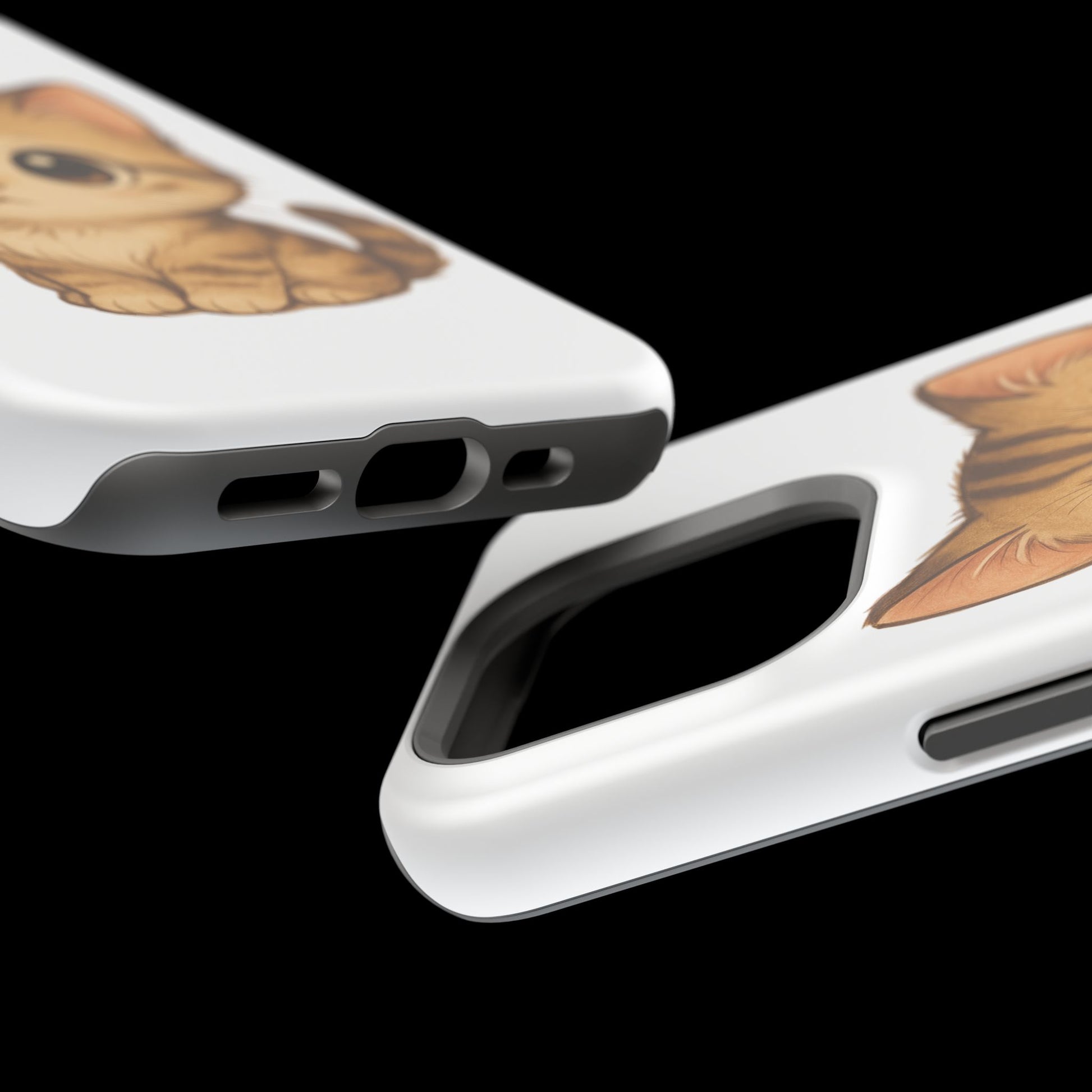 Cute Cat Magnetic iPhone 16 pro max Case – Kawaii Design for Cat Lovers, Unique Gifts for Pet Owners