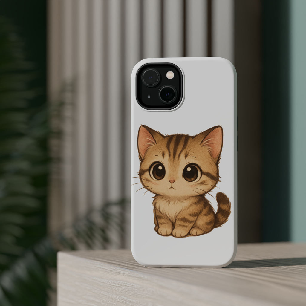 Cute Cat Magnetic iPhone 16 pro max Case – Kawaii Design for Cat Lovers, Unique Gifts for Pet Owners