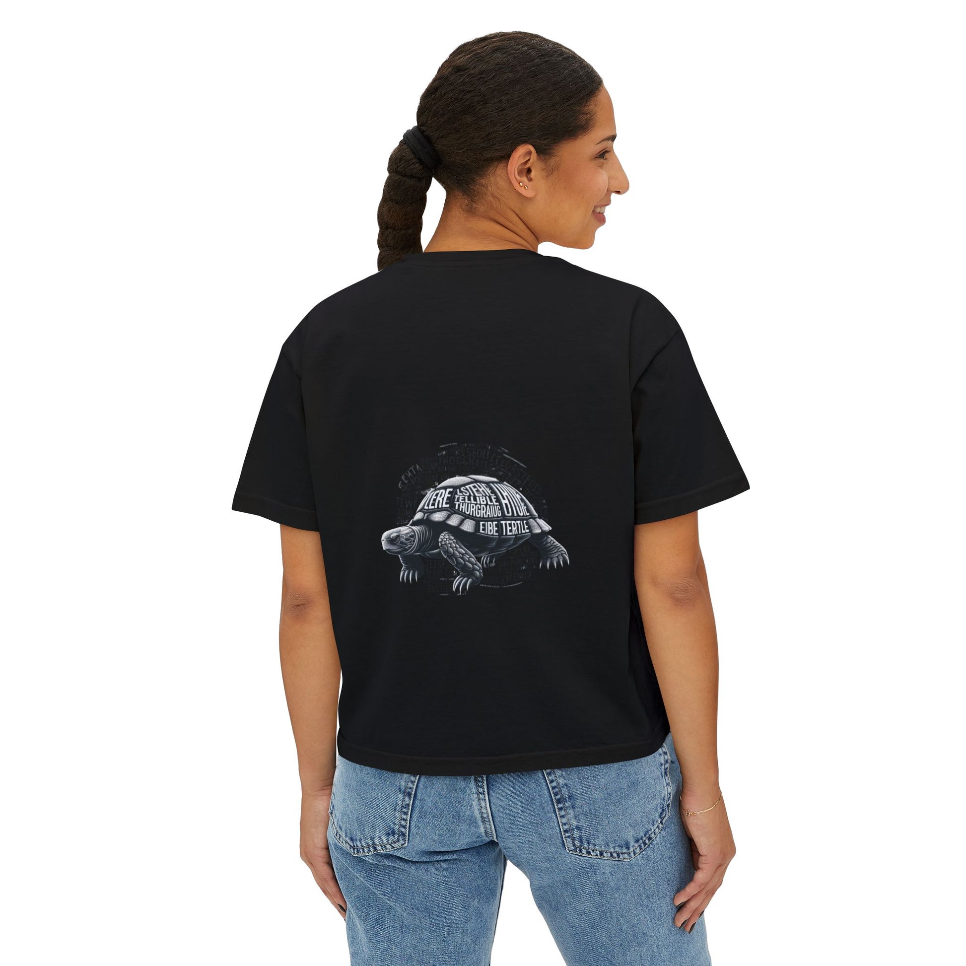 Fun Shell Yeah Women's Boxy Tee, Graphic Tee, Turtle Shirt, Animal Lover Gift, Casual Summer Top
