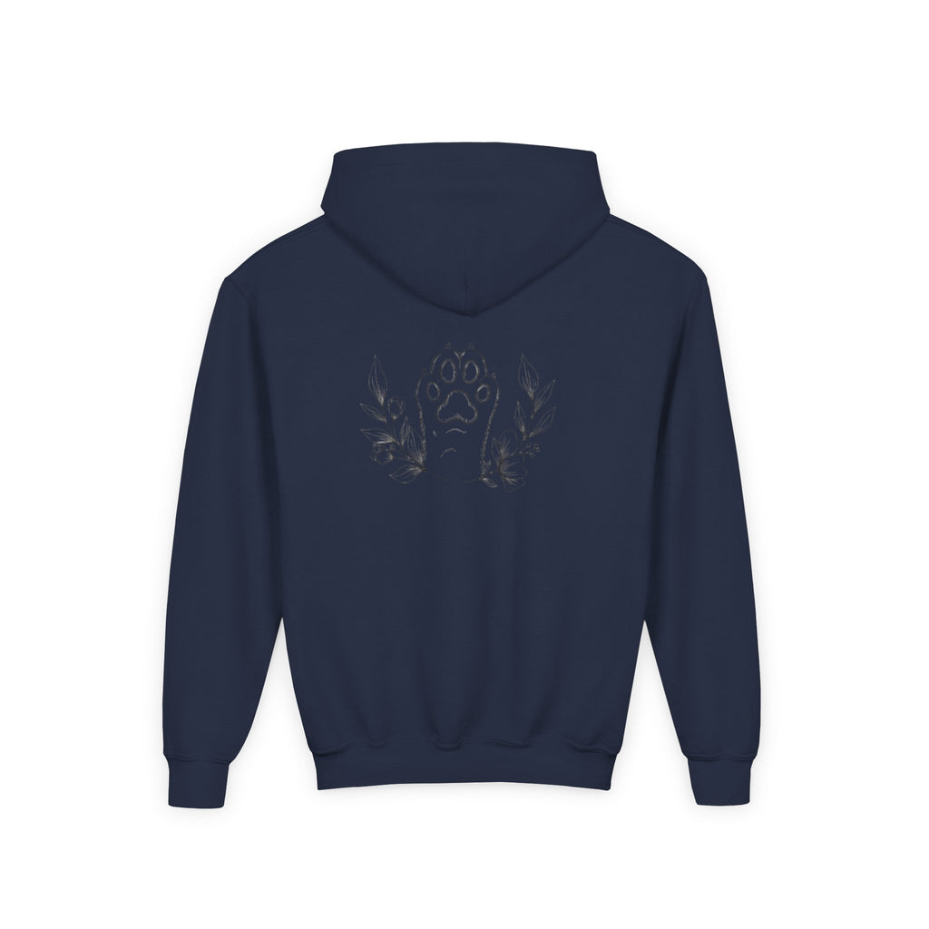 Unified Hands Youth Hoodie - Inspirational Sweatshirt, Gift for Teens, Cozy Lounge Wear, Unique Animal Lover Hoodie, Art-Inspired Apparel