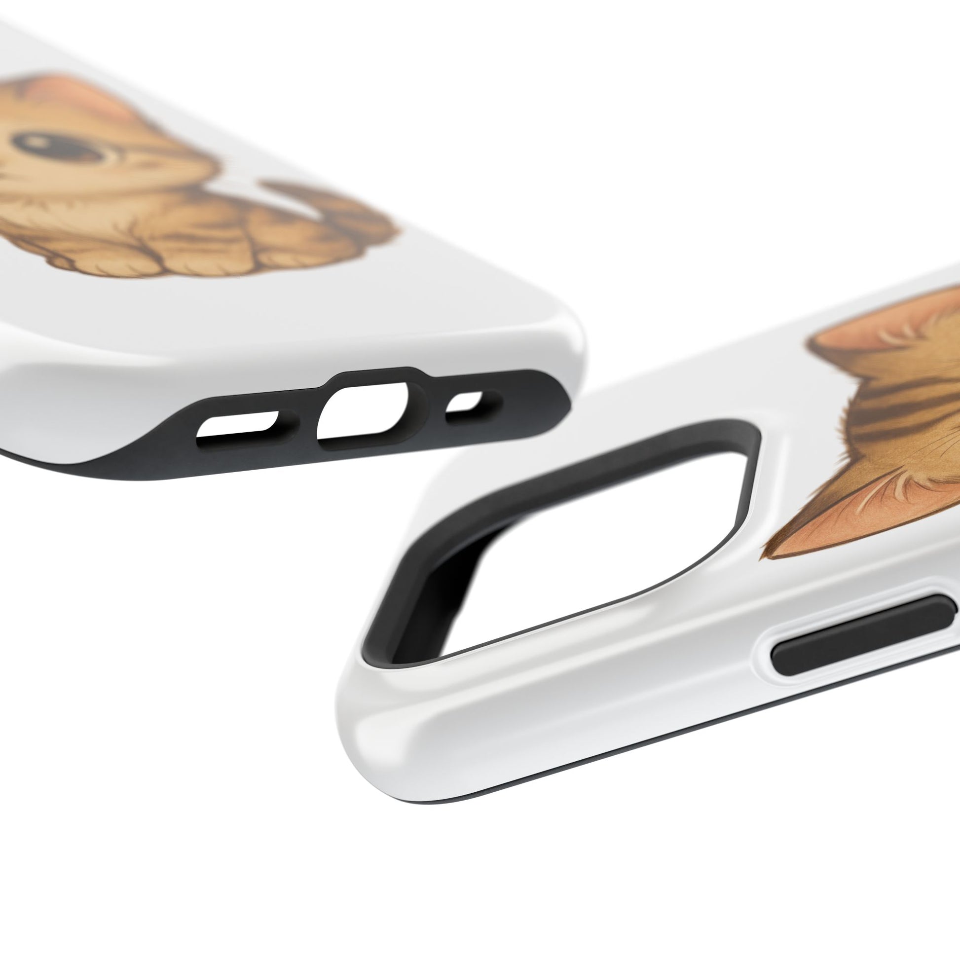 Cute Cat Magnetic iPhone 16 pro max Case – Kawaii Design for Cat Lovers, Unique Gifts for Pet Owners