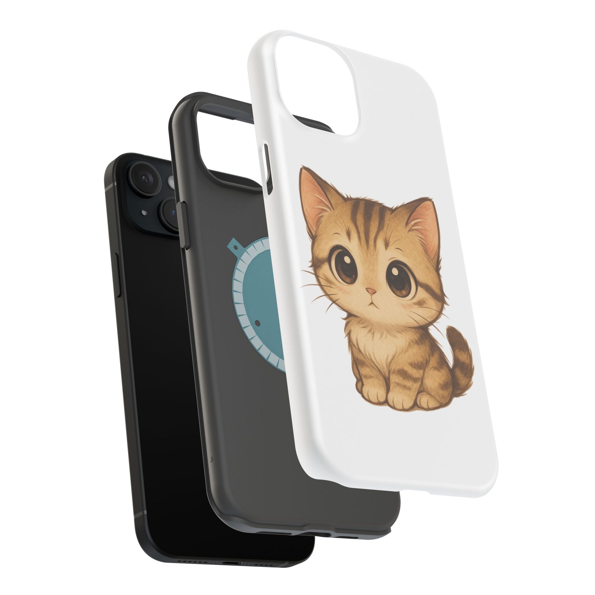 Cute Cat Magnetic iPhone 16 pro max Case – Kawaii Design for Cat Lovers, Unique Gifts for Pet Owners