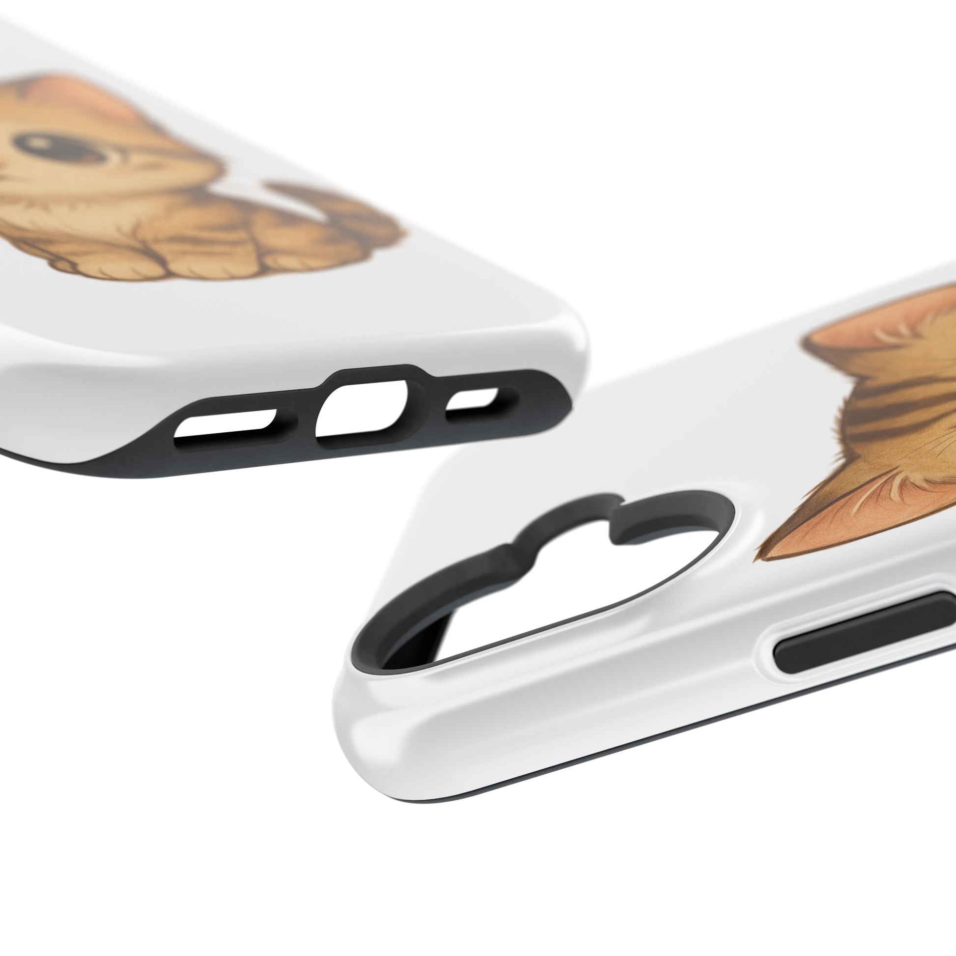 Cute Cat Magnetic iPhone 16 pro max Case – Kawaii Design for Cat Lovers, Unique Gifts for Pet Owners