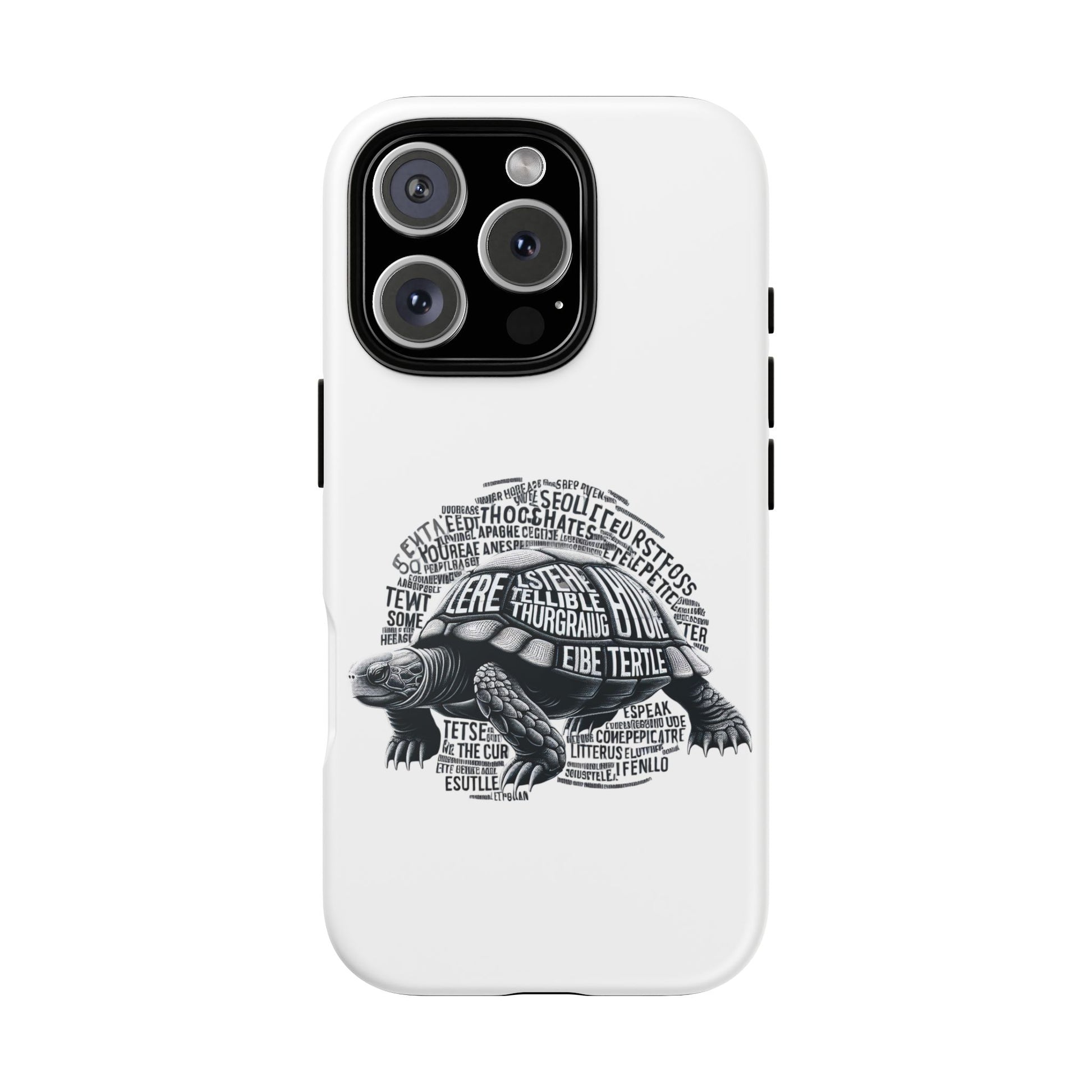 Turtle Phone Case with Inspirational Words | Tough Cases, Unique Gift, Nature Lover, Eco-Friendly, Phone Accessories
