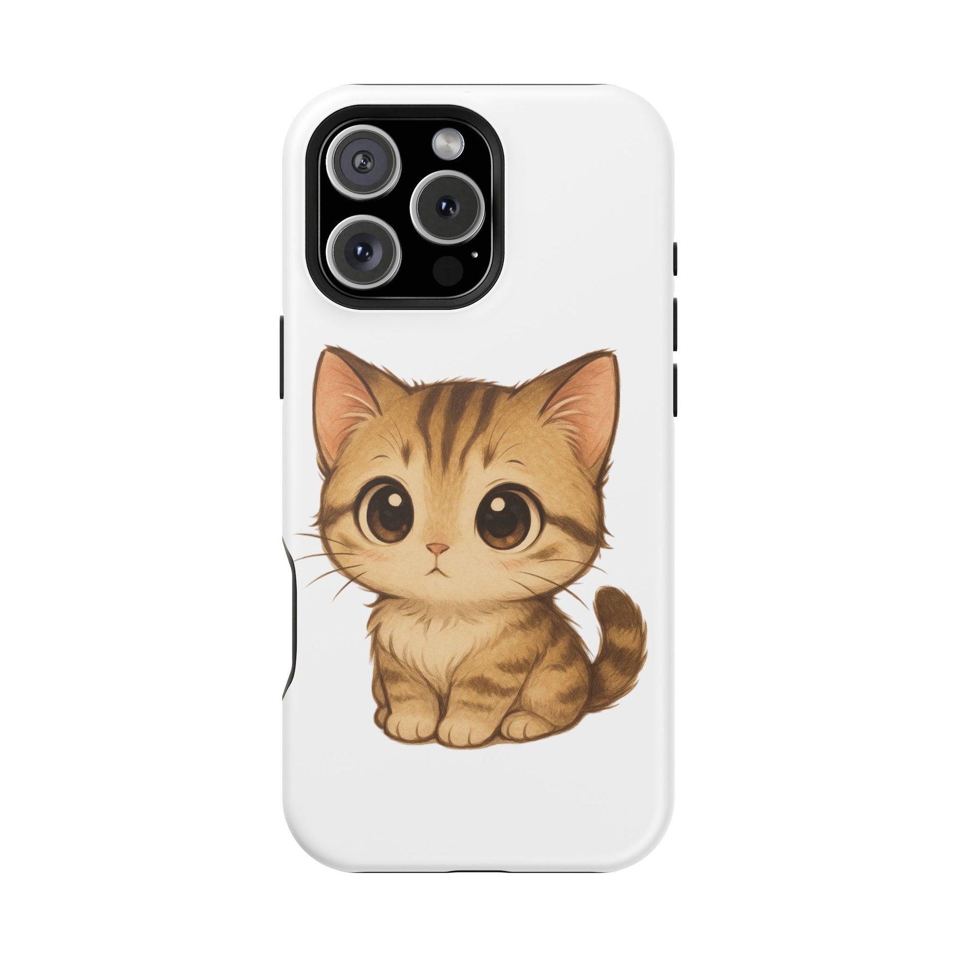 Cute Cat Magnetic iPhone 16 pro max Case – Kawaii Design for Cat Lovers, Unique Gifts for Pet Owners
