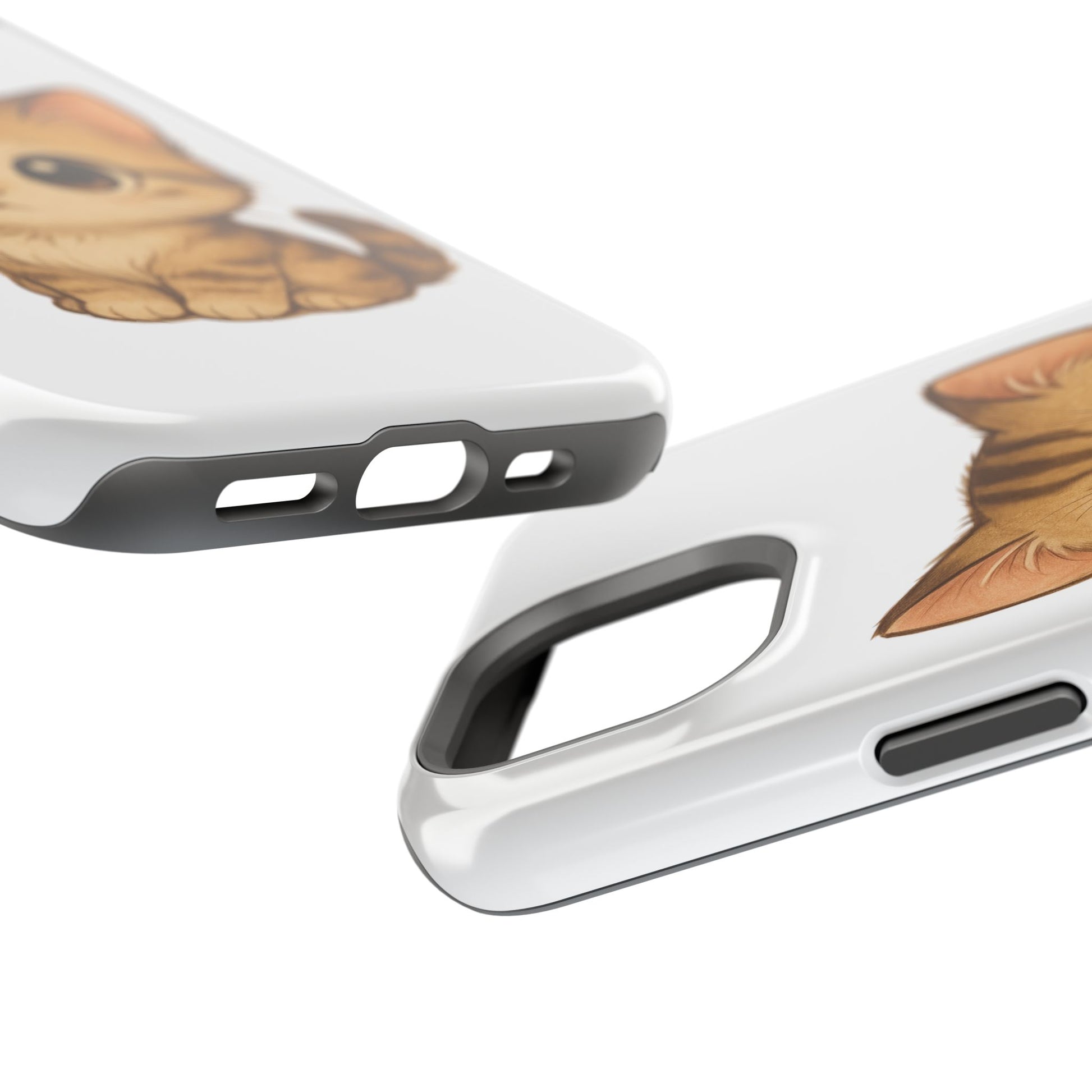 Cute Cat Magnetic iPhone 16 pro max Case – Kawaii Design for Cat Lovers, Unique Gifts for Pet Owners