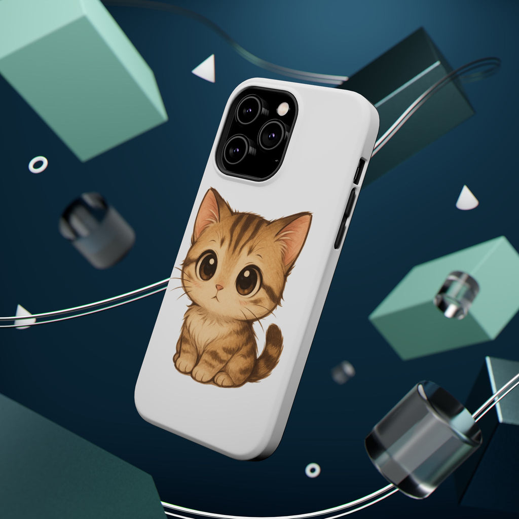Cute Cat Magnetic iPhone 16 pro max Case – Kawaii Design for Cat Lovers, Unique Gifts for Pet Owners