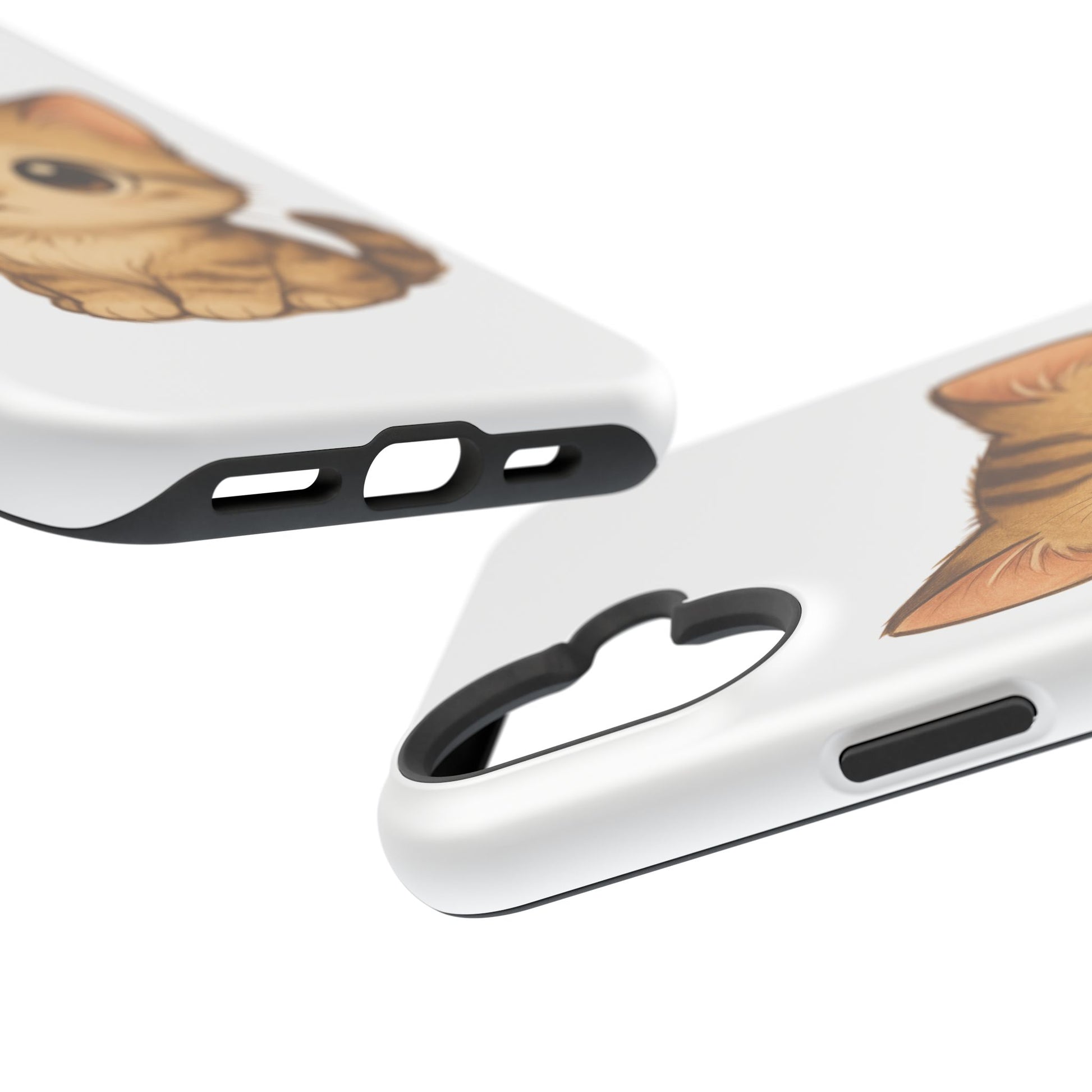 Cute Cat Magnetic iPhone 16 pro max Case – Kawaii Design for Cat Lovers, Unique Gifts for Pet Owners