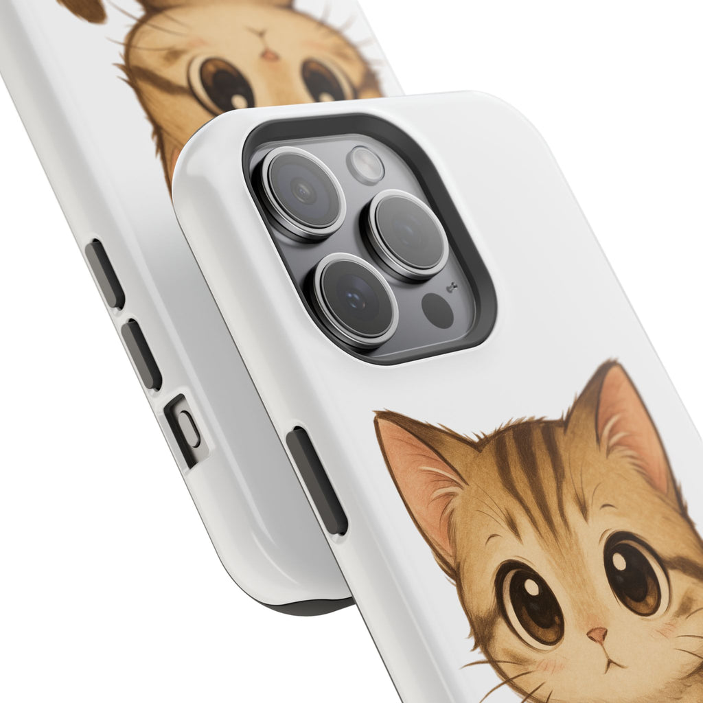 Cute Cat Magnetic iPhone 16 pro max Case – Kawaii Design for Cat Lovers, Unique Gifts for Pet Owners