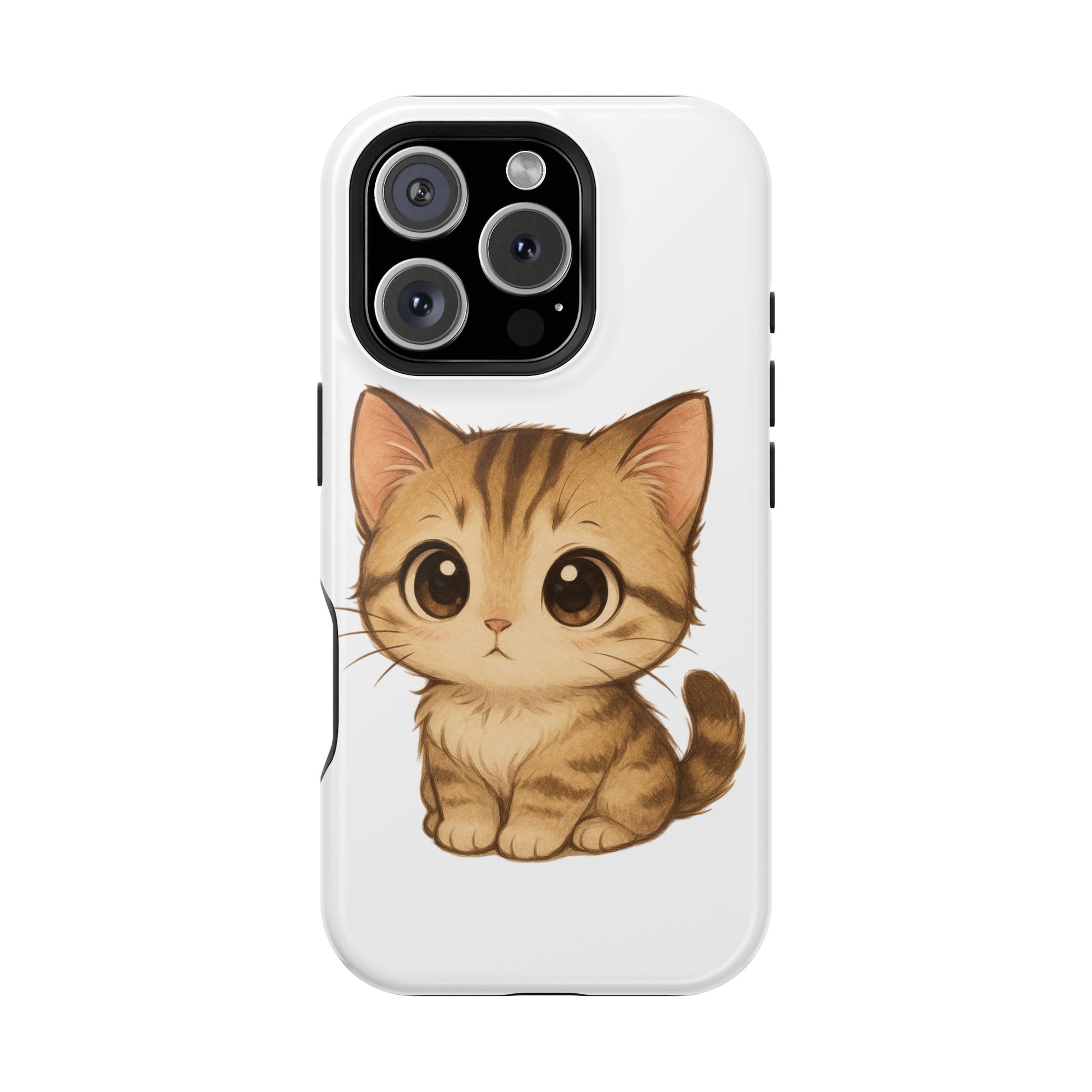 Cute Cat Magnetic iPhone 16 pro max Case – Kawaii Design for Cat Lovers, Unique Gifts for Pet Owners