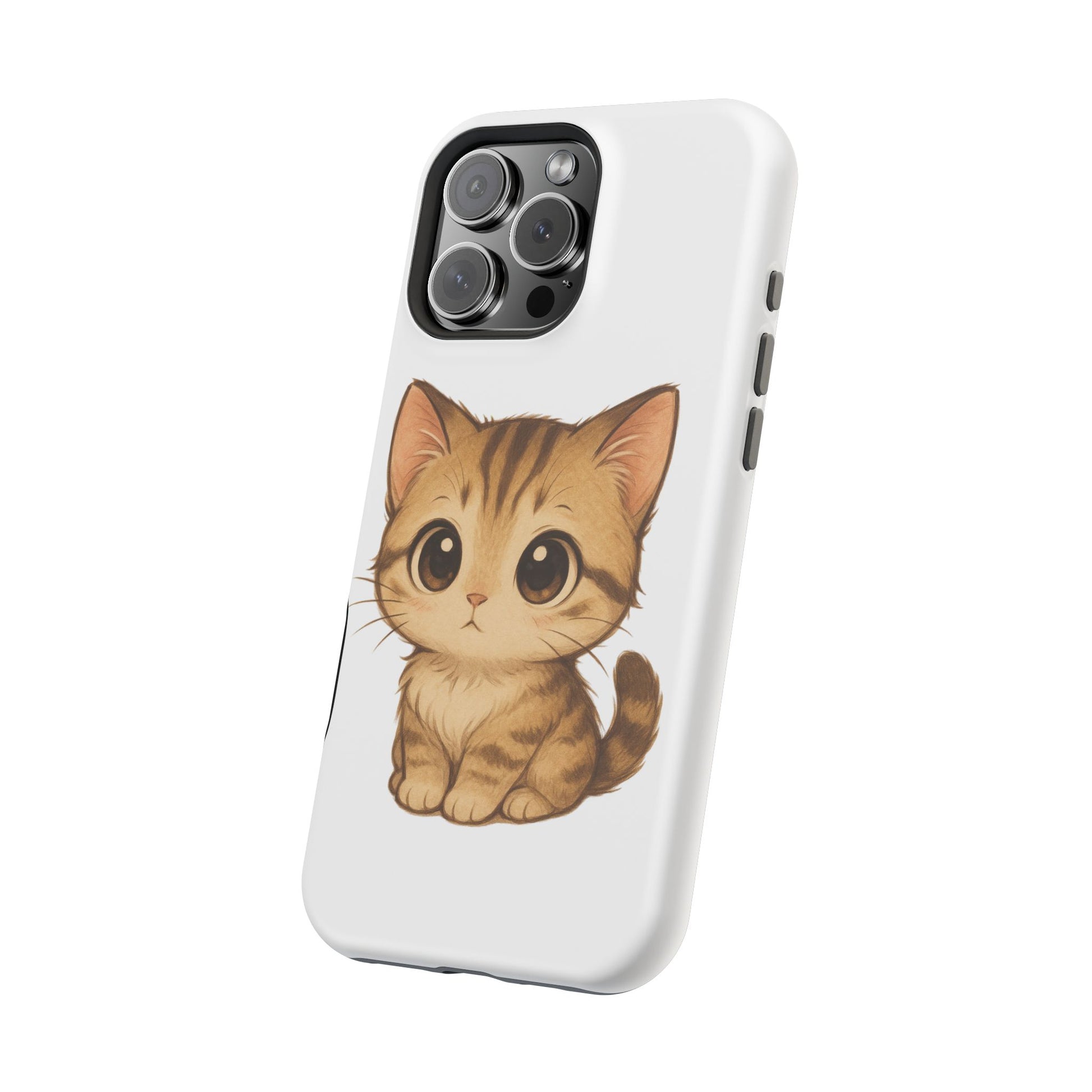 Cute Cat Magnetic iPhone 16 pro max Case – Kawaii Design for Cat Lovers, Unique Gifts for Pet Owners