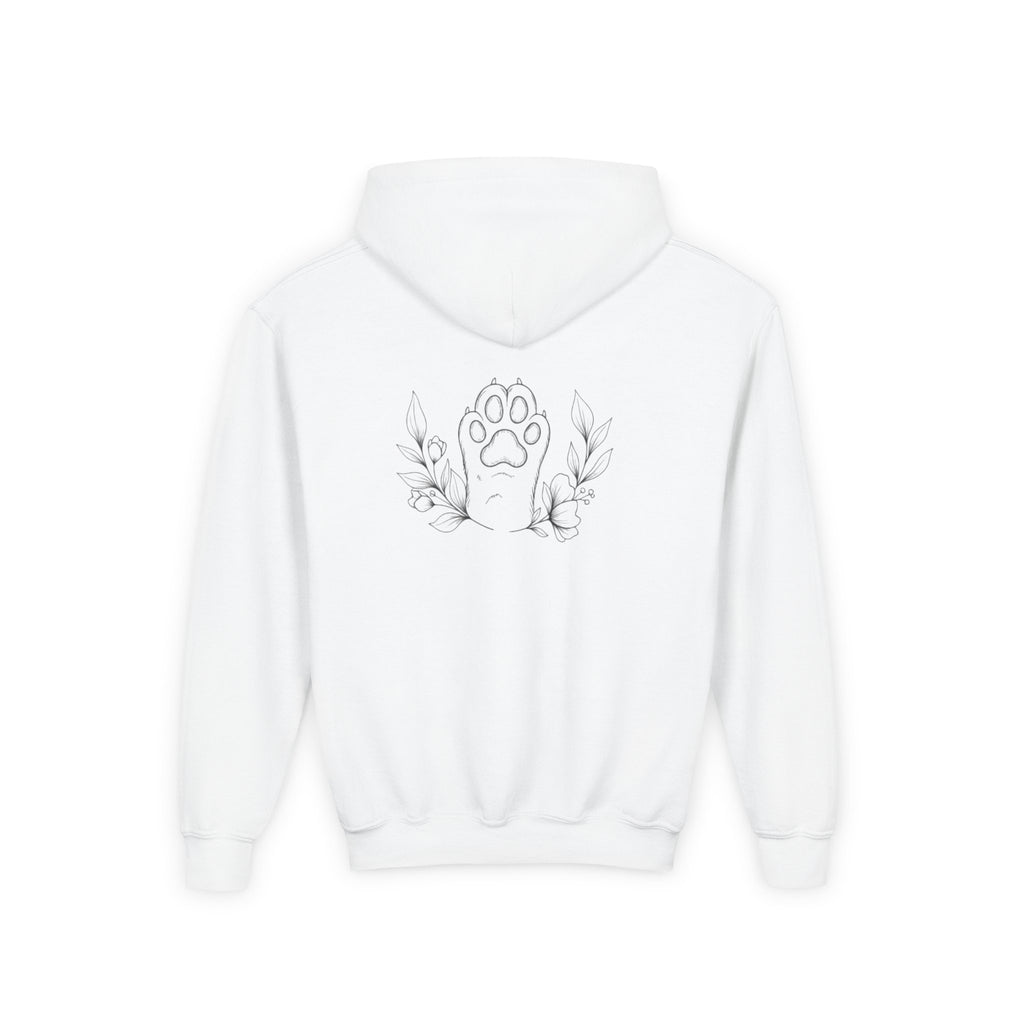 Unified Hands Youth Hoodie - Inspirational Sweatshirt, Gift for Teens, Cozy Lounge Wear, Unique Animal Lover Hoodie, Art-Inspired Apparel