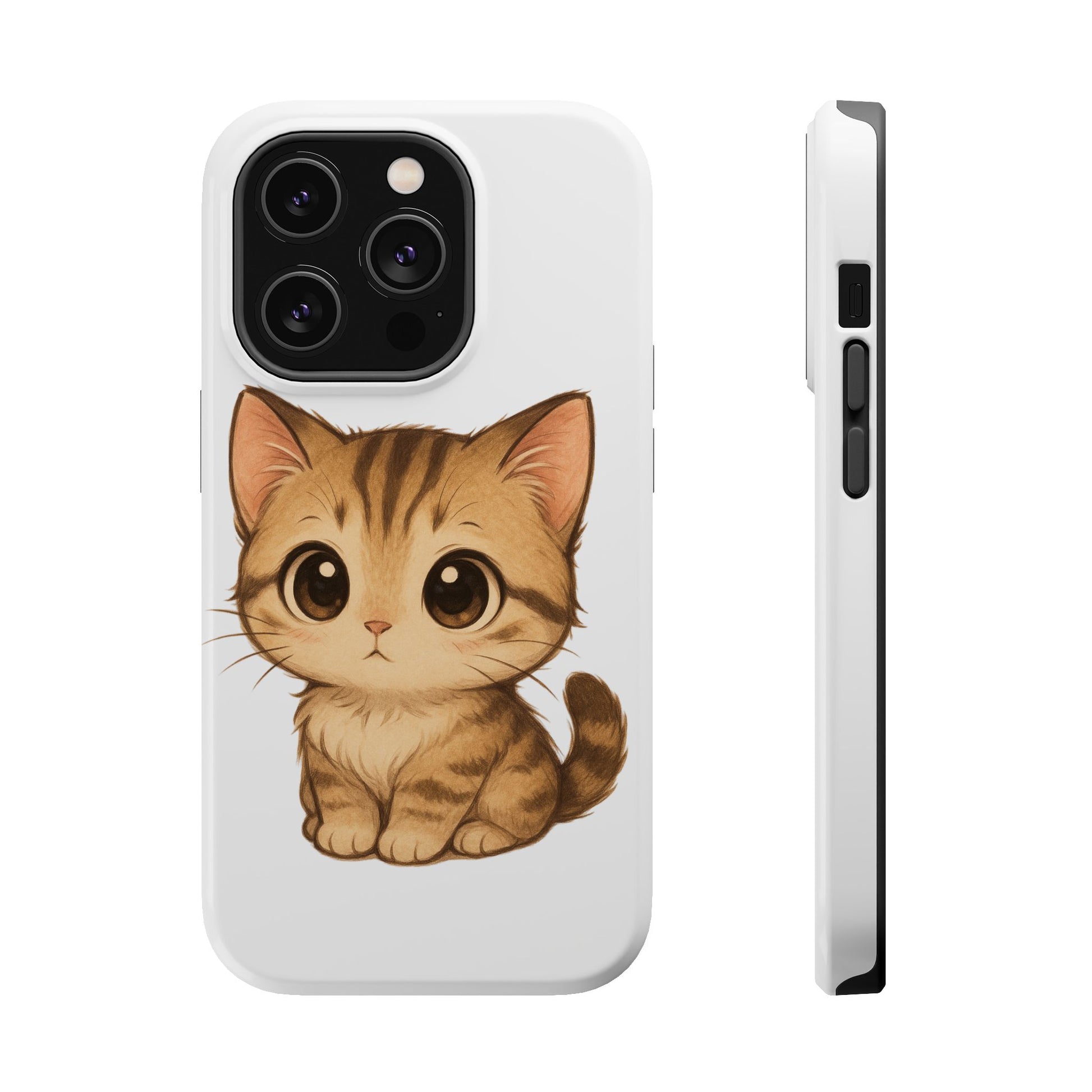 Cute Cat Magnetic iPhone 16 pro max Case – Kawaii Design for Cat Lovers, Unique Gifts for Pet Owners