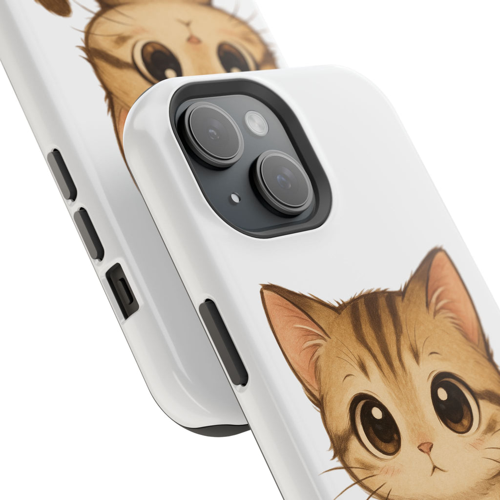 Cute Cat Magnetic iPhone 16 pro max Case – Kawaii Design for Cat Lovers, Unique Gifts for Pet Owners