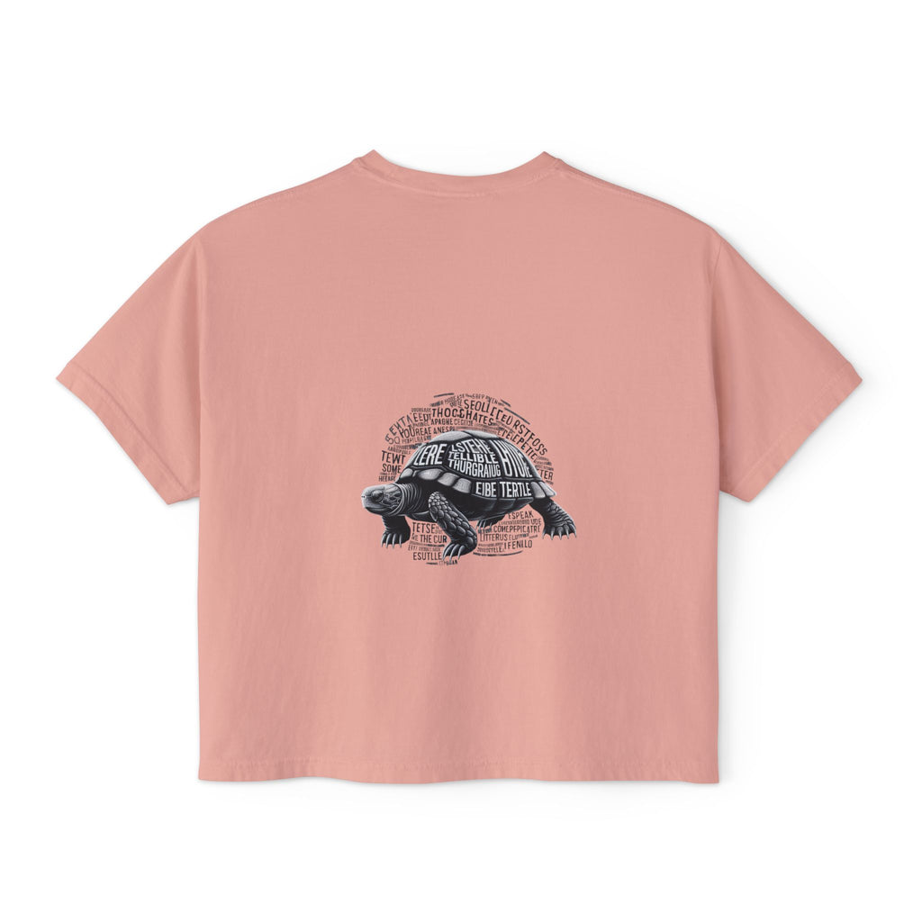 Fun Shell Yeah Women's Boxy Tee, Graphic Tee, Turtle Shirt, Animal Lover Gift, Casual Summer Top