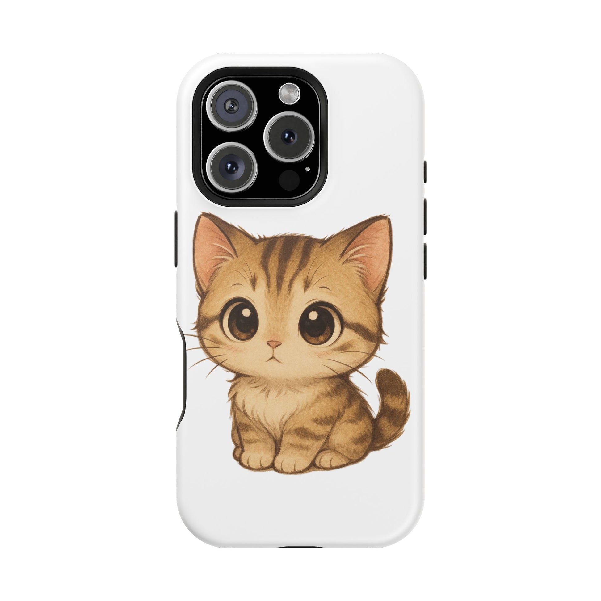 Cute Cat Magnetic iPhone 16 pro max Case – Kawaii Design for Cat Lovers, Unique Gifts for Pet Owners