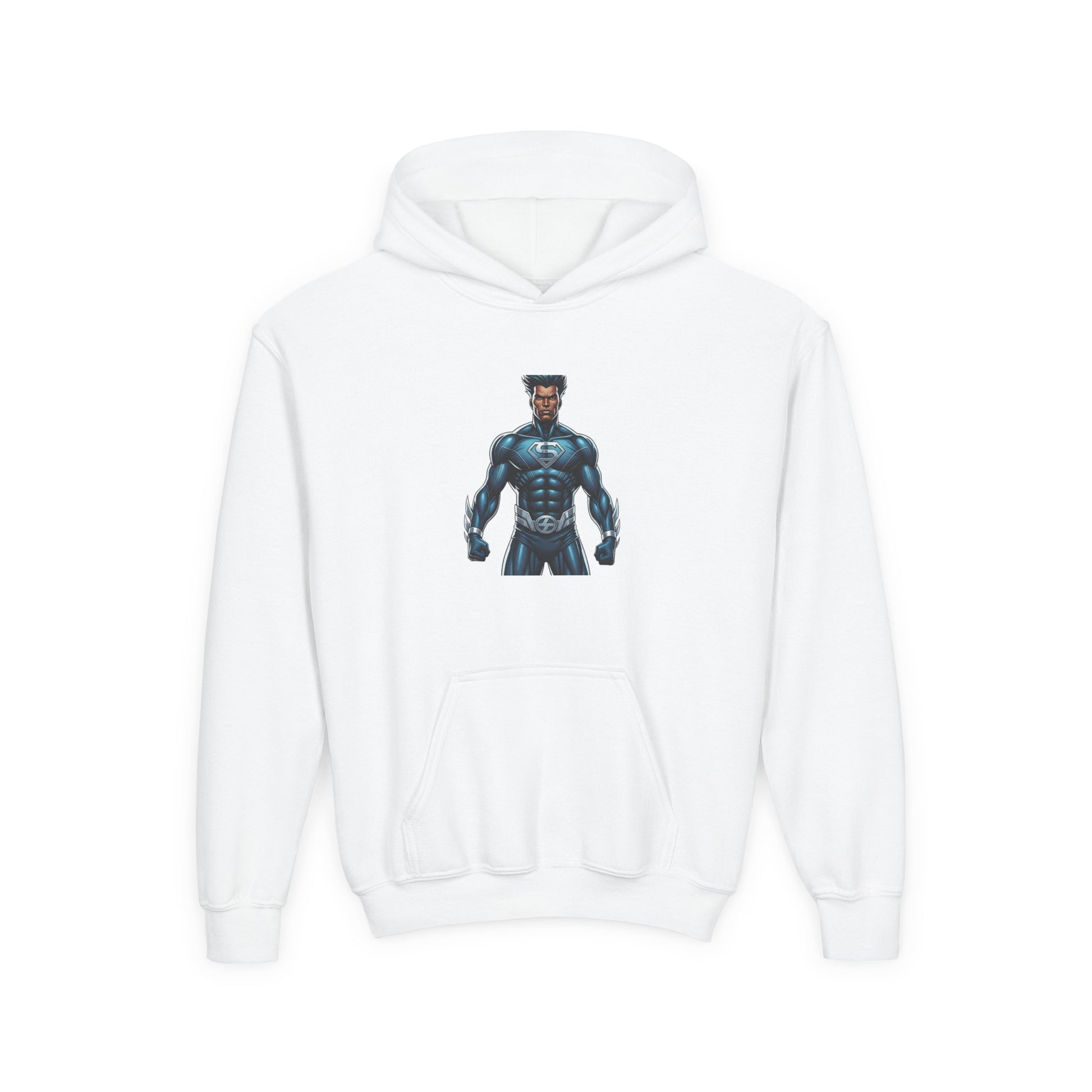 Superhero Youth Hoodie, Unleash Your Inner Hero Sweatshirt, Kids Gift, Birthday Present, Comic Character Apparel, Cool Hoodie, Cozy Wear