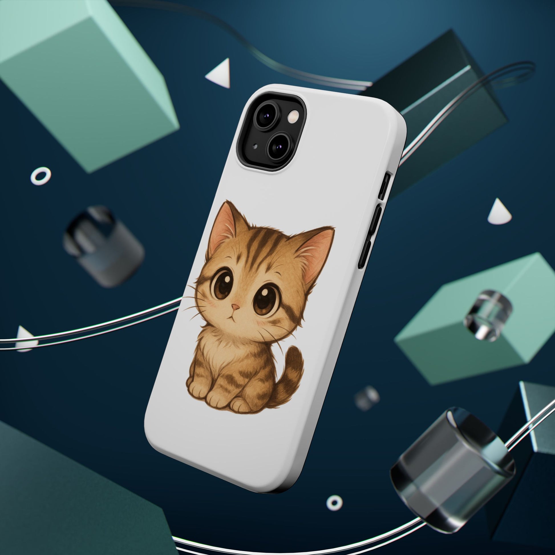 Cute Cat Magnetic iPhone 16 pro max Case – Kawaii Design for Cat Lovers, Unique Gifts for Pet Owners