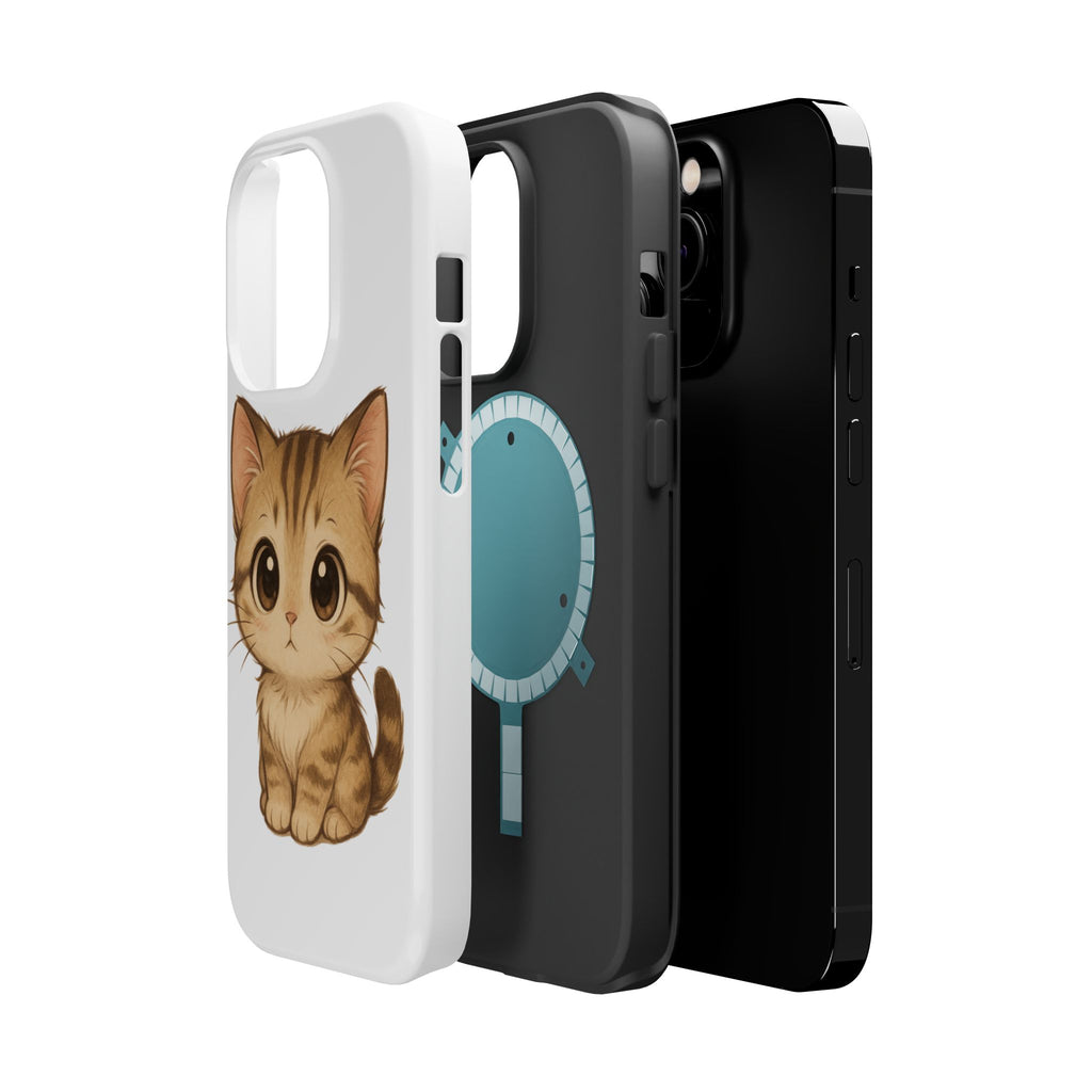 Cute Cat Magnetic iPhone 16 pro max Case – Kawaii Design for Cat Lovers, Unique Gifts for Pet Owners