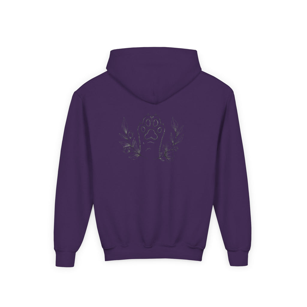 Unified Hands Youth Hoodie - Inspirational Sweatshirt, Gift for Teens, Cozy Lounge Wear, Unique Animal Lover Hoodie, Art-Inspired Apparel