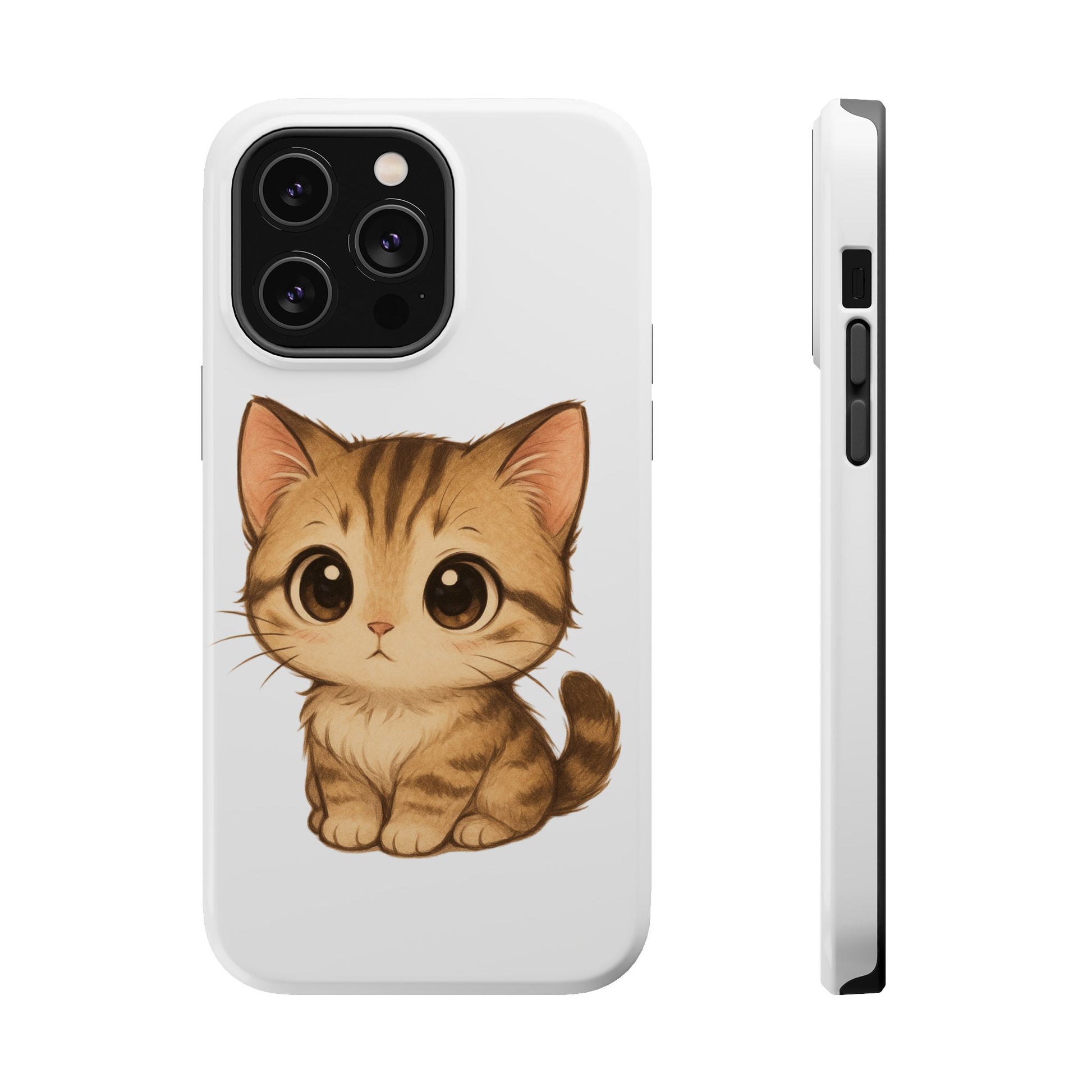Cute Cat Magnetic iPhone 16 pro max Case – Kawaii Design for Cat Lovers, Unique Gifts for Pet Owners