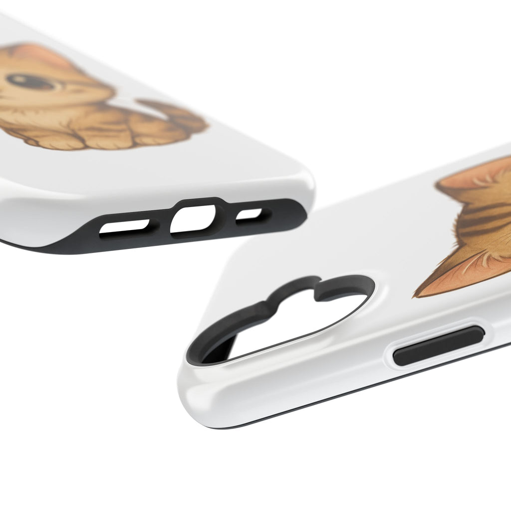 Cute Cat Magnetic iPhone 16 pro max Case – Kawaii Design for Cat Lovers, Unique Gifts for Pet Owners